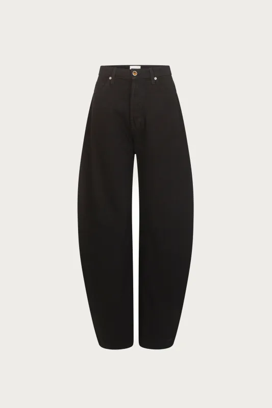 The Barrel Jean (Black) sold by SAME