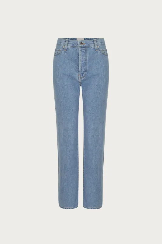 The Straight Ankle Jean (Classic Blue) sold by SAME