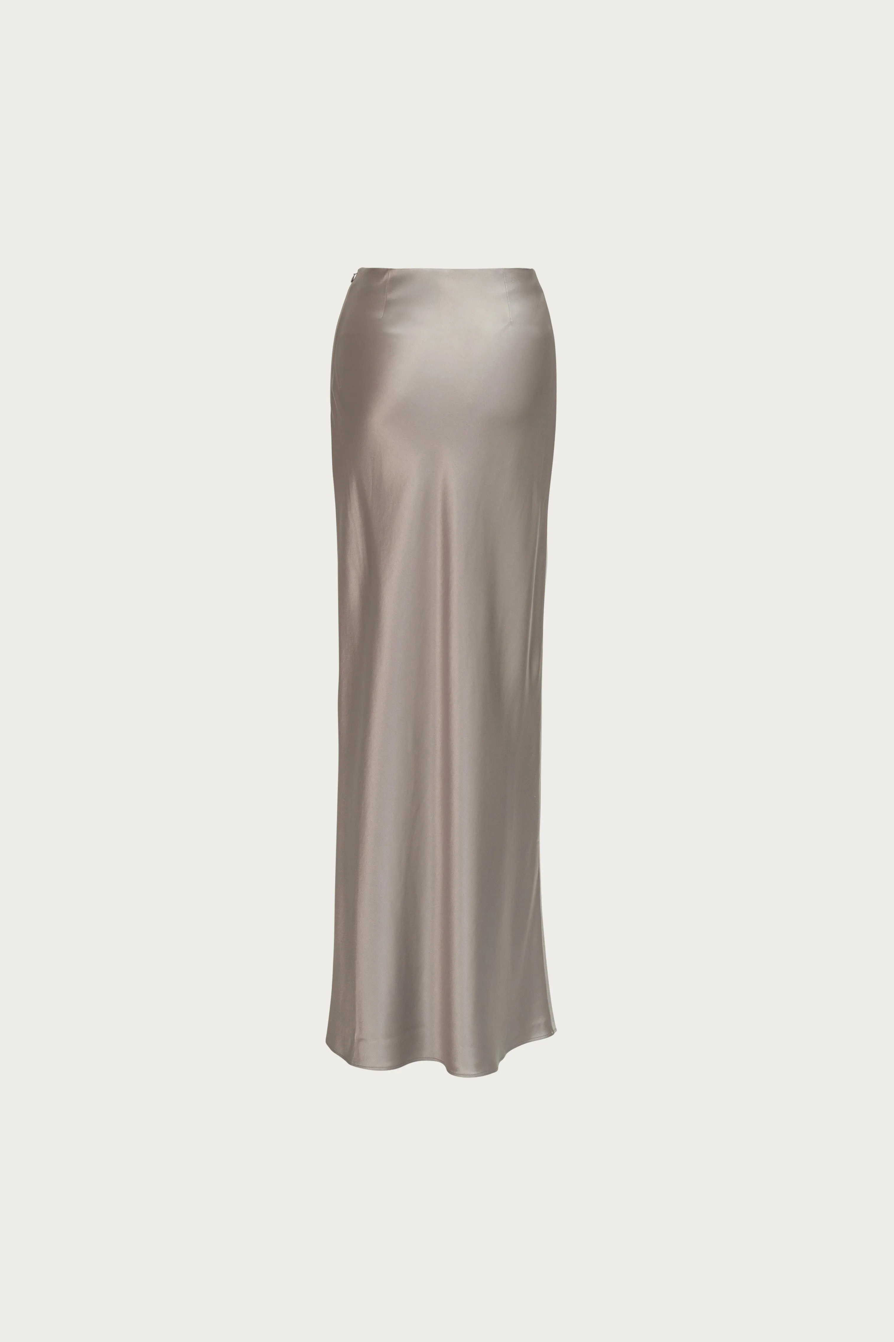 Satin Maxi Skirt (Silver) sold by SAME product image thumbnail 5