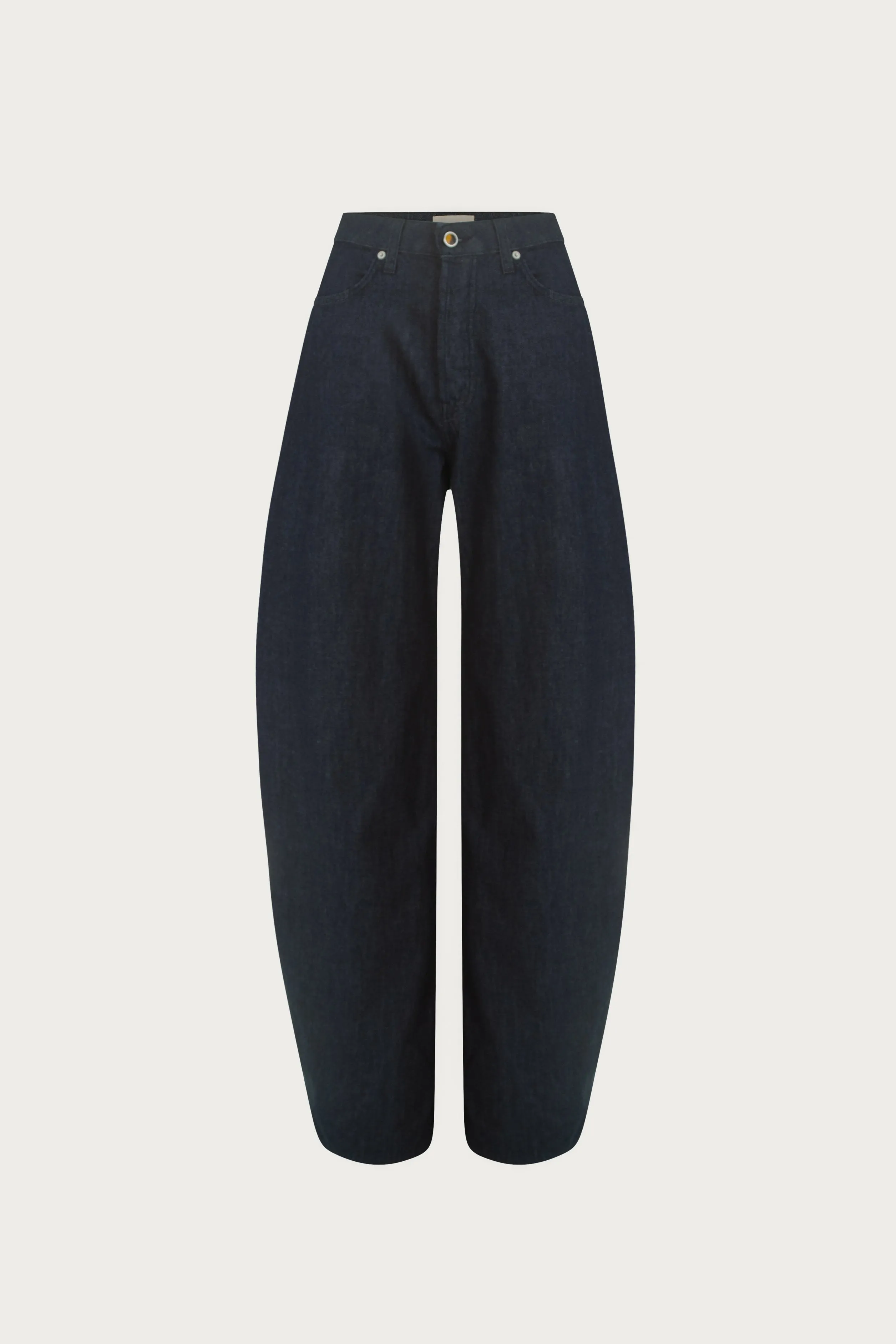 The Barrel Jean (Dark Indigo) sold by SAME