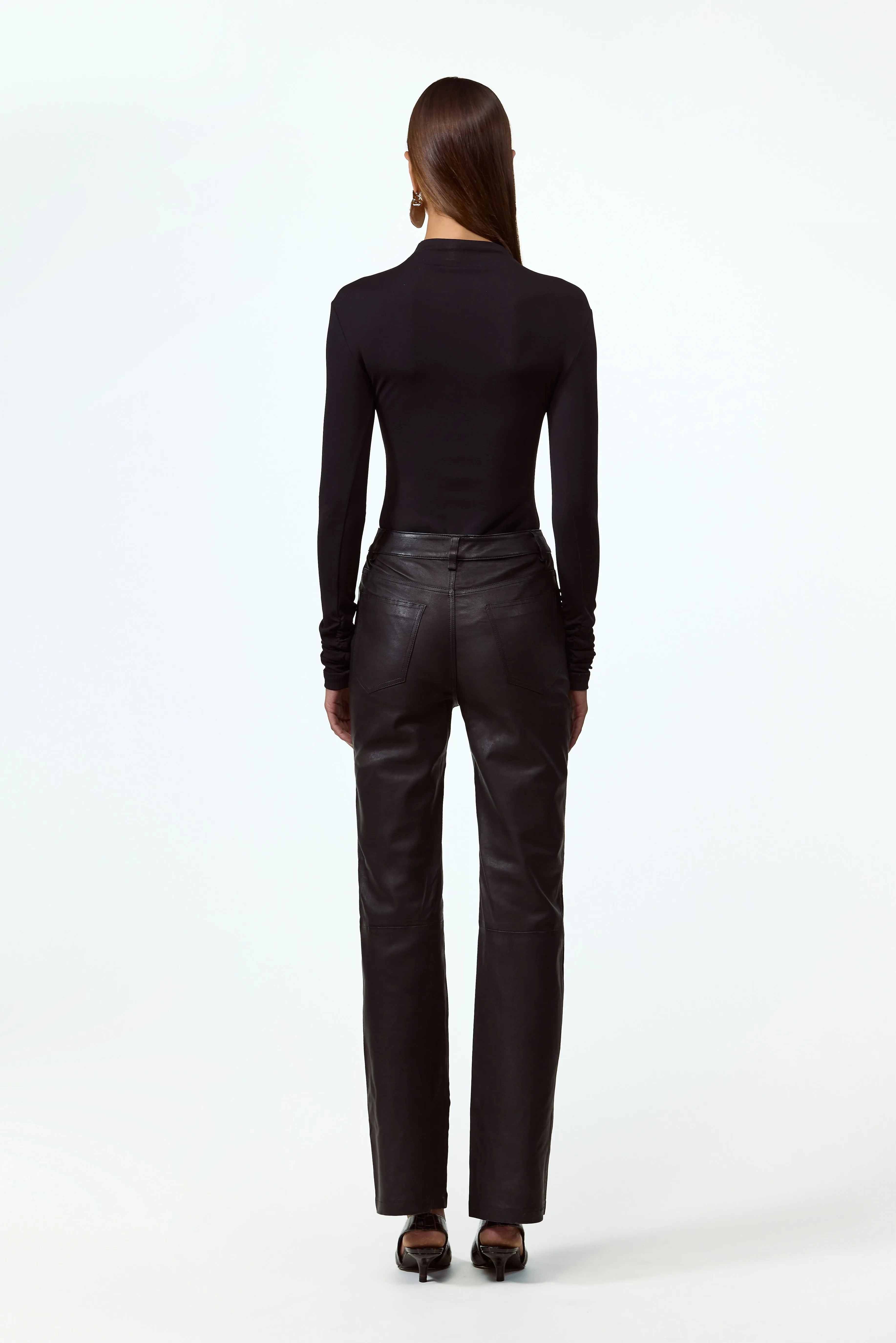 The Perfect Leather Pant (Black) sold by SAME product image thumbnail 4