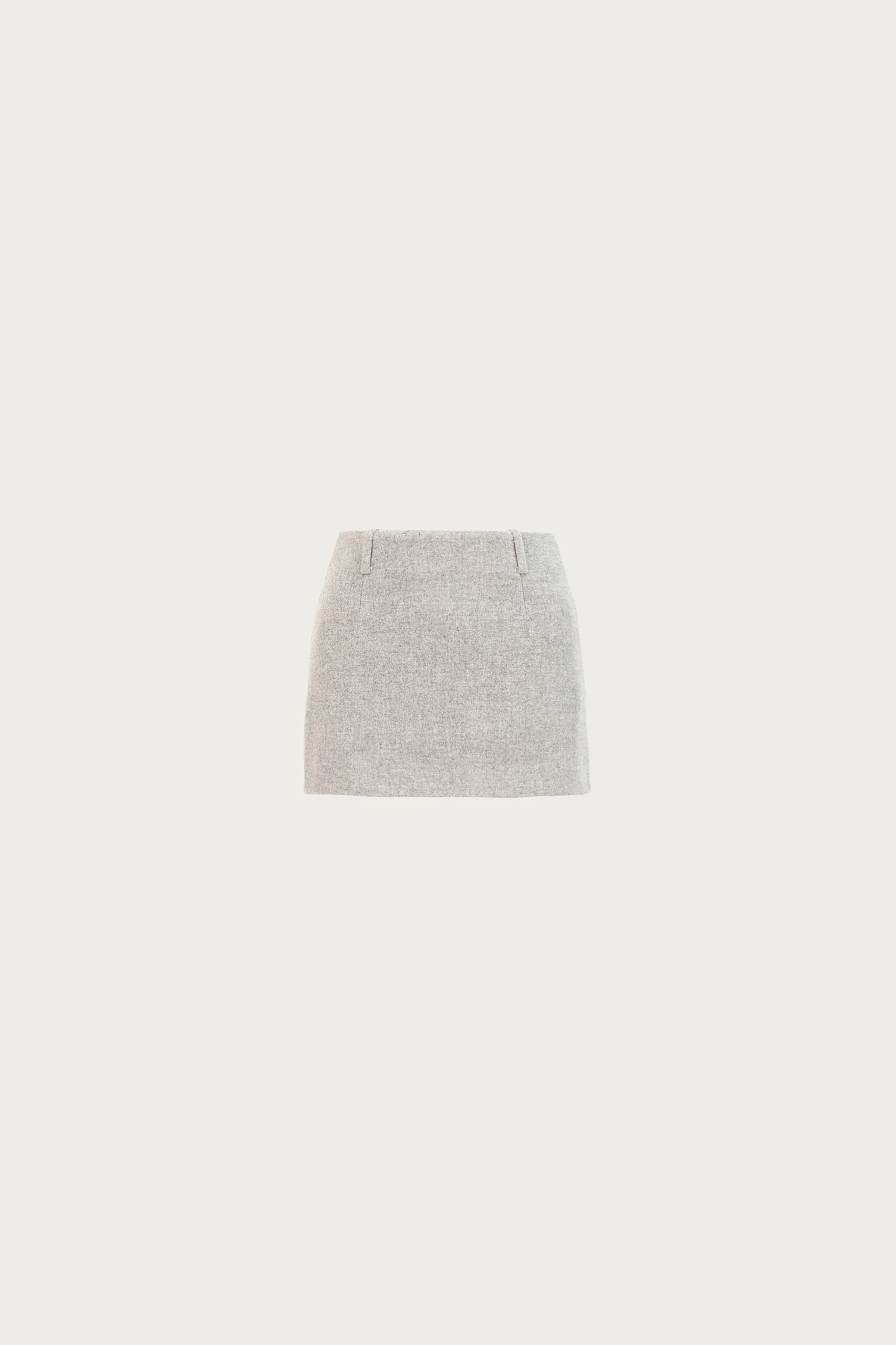 Wool Mini Skirt (Gray) sold by SAME product image thumbnail 4
