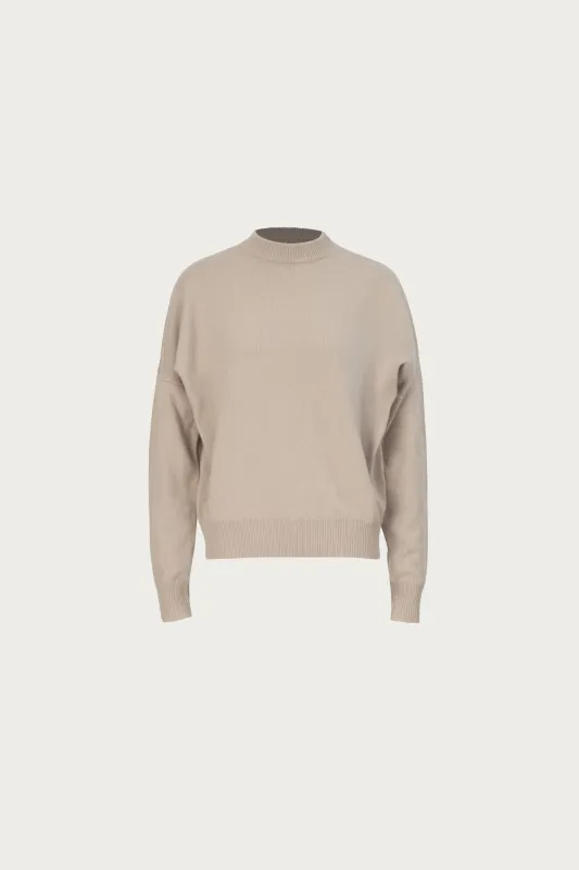 Lightweight Wool Sweater (Taupe) sold by SAME