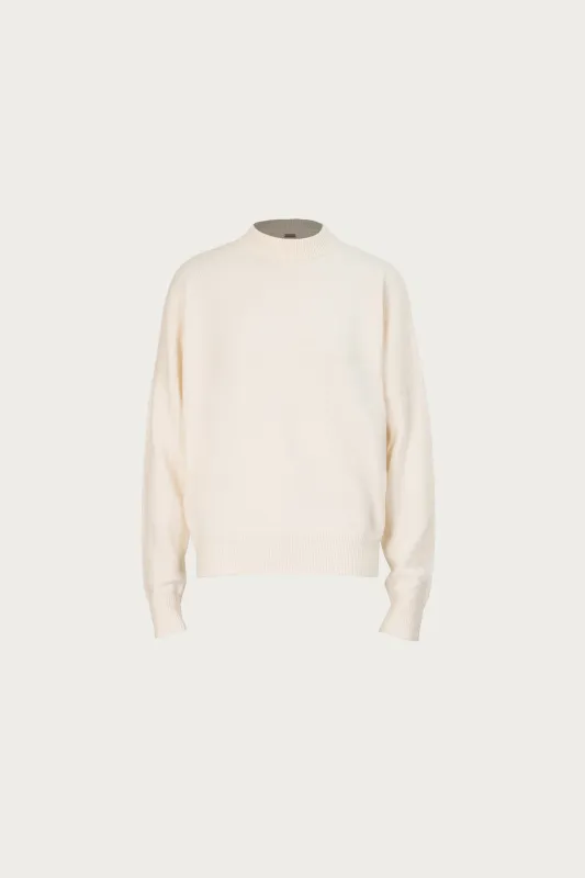 Lightweight Wool Sweater (Cream) sold by SAME