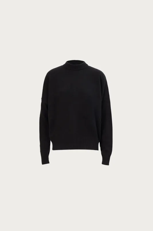 Lightweight Wool Sweater (Black) sold by SAME