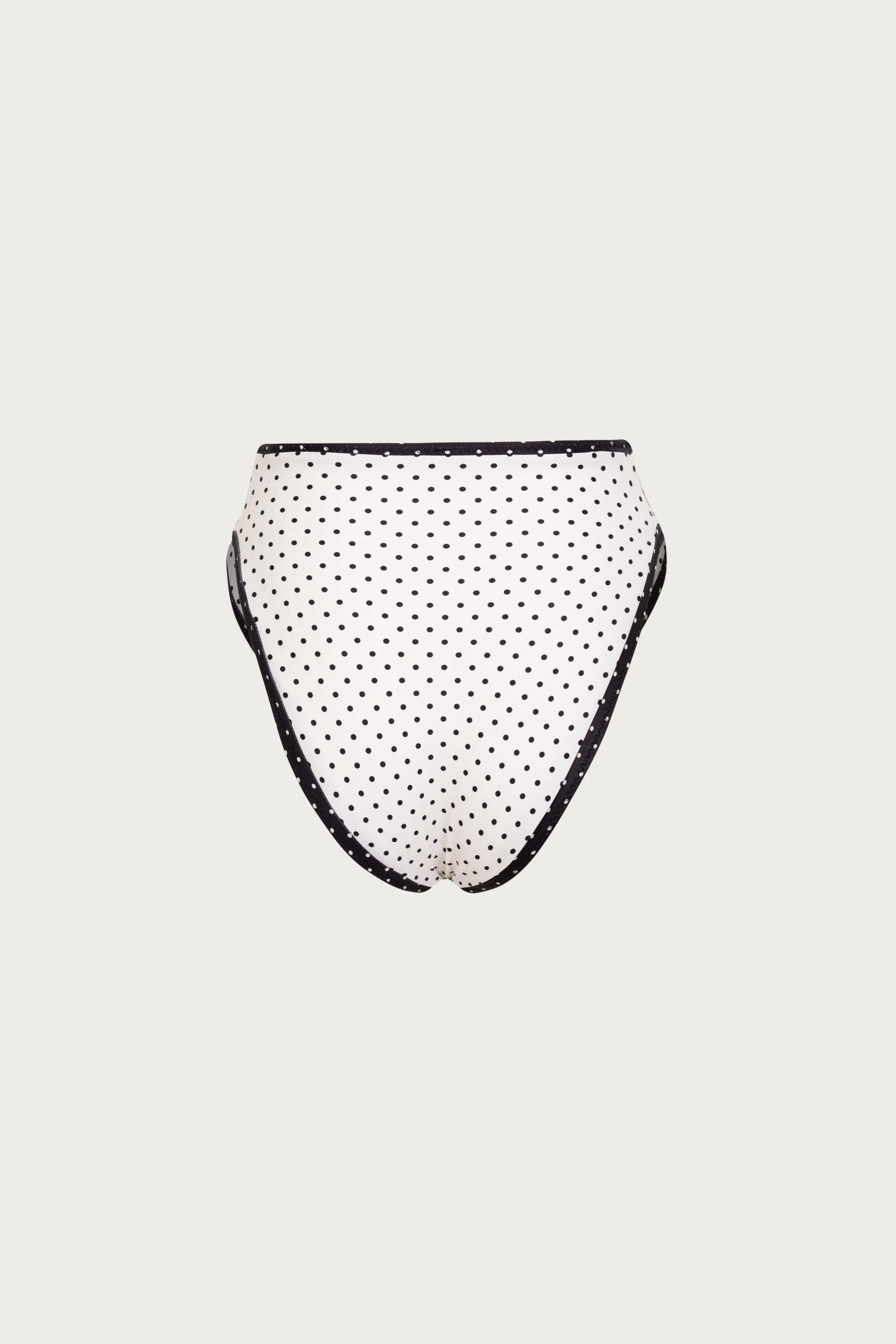 High Rise Bottom (Cream Black Polka Dot/Black) sold by SAME product image thumbnail 2