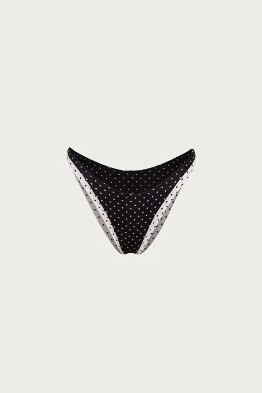 90s Bottom (Black Cream Polka Dot/Cream) sold by SAME