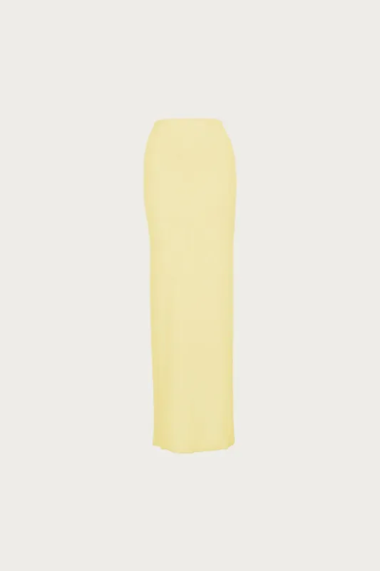Maxi Skirt (Butter Yellow) sold by SAME