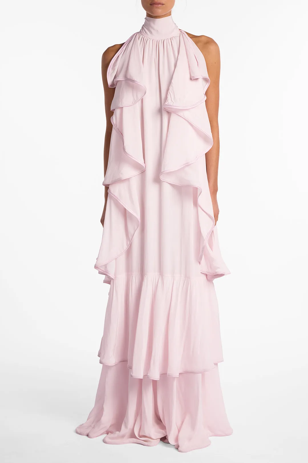 Layered Chiffon Gown (Pale Pink) sold by SAME product image thumbnail 3