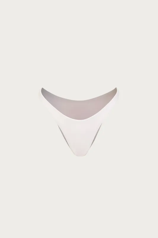 90s Bottom (Faux Suede White) sold by SAME