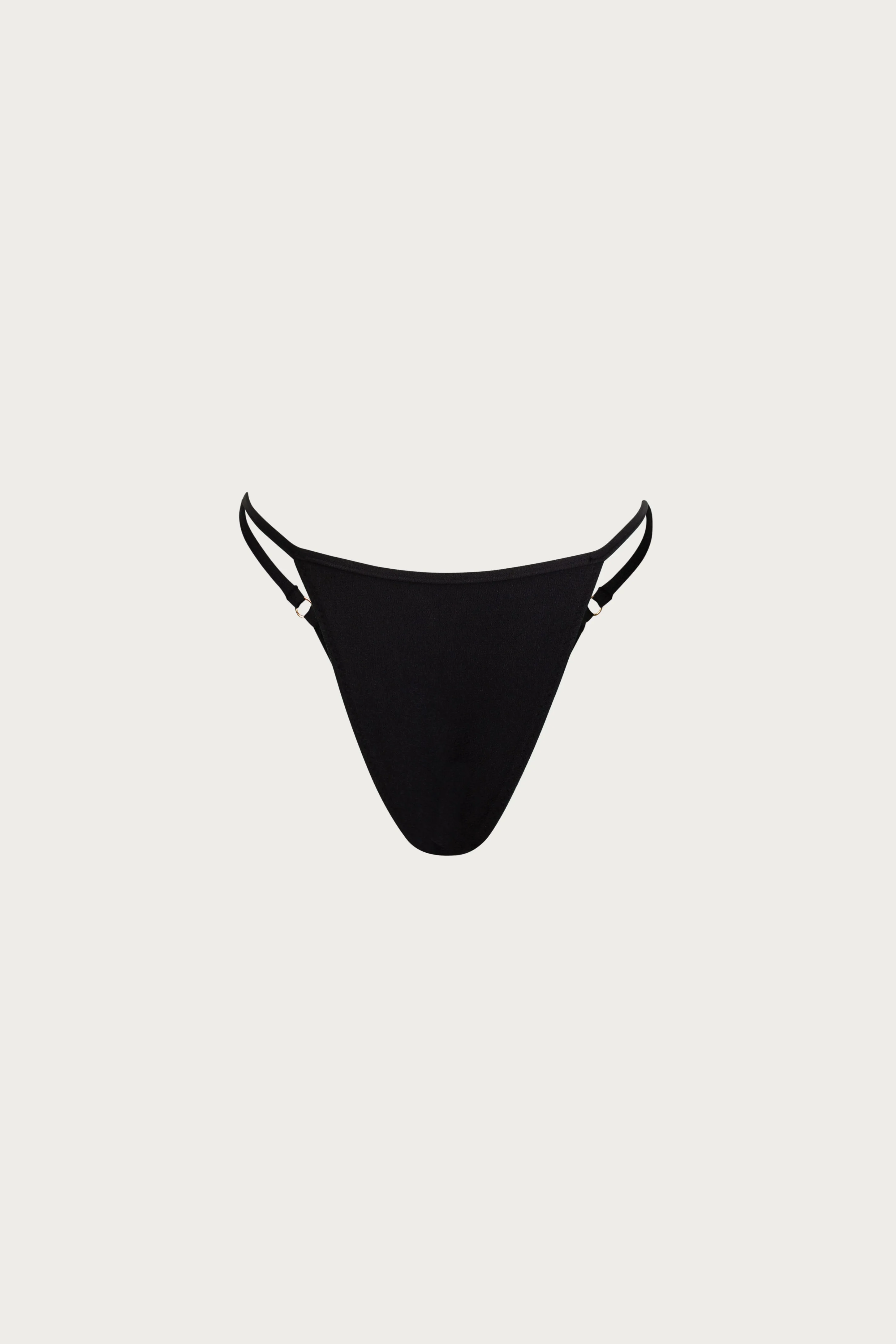 Bikini Bottom (Faux Suede Black) sold by SAME product image thumbnail 2