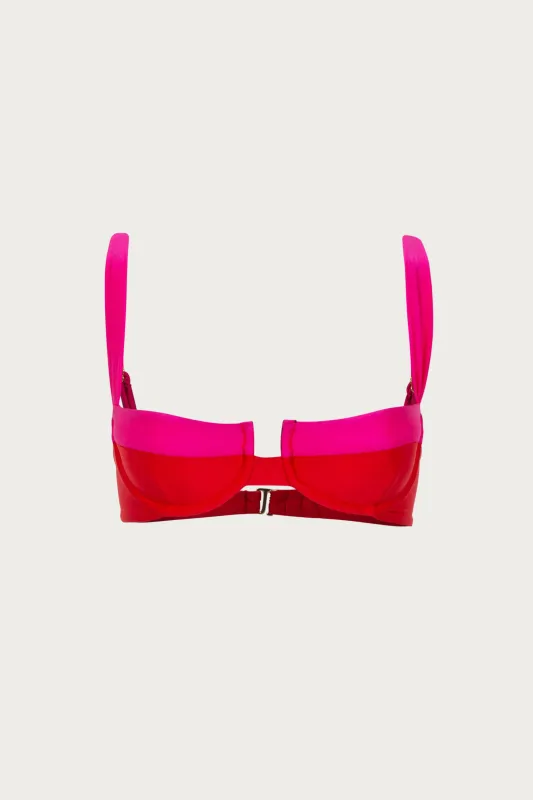Underwire Top (Scarlet Red/Pink) sold by SAME
