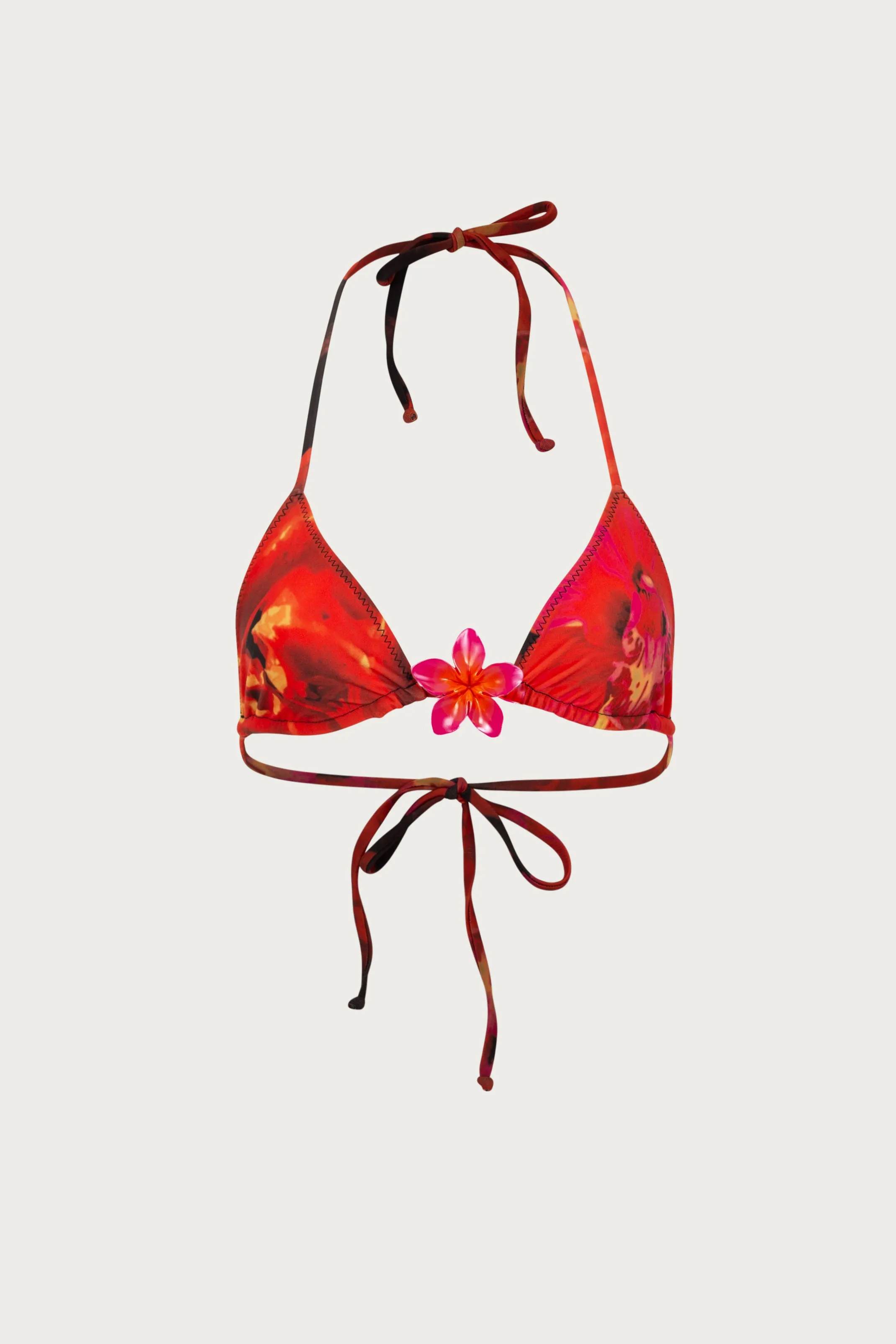 Island Triangle Top (Red Tropical) sold by SAME