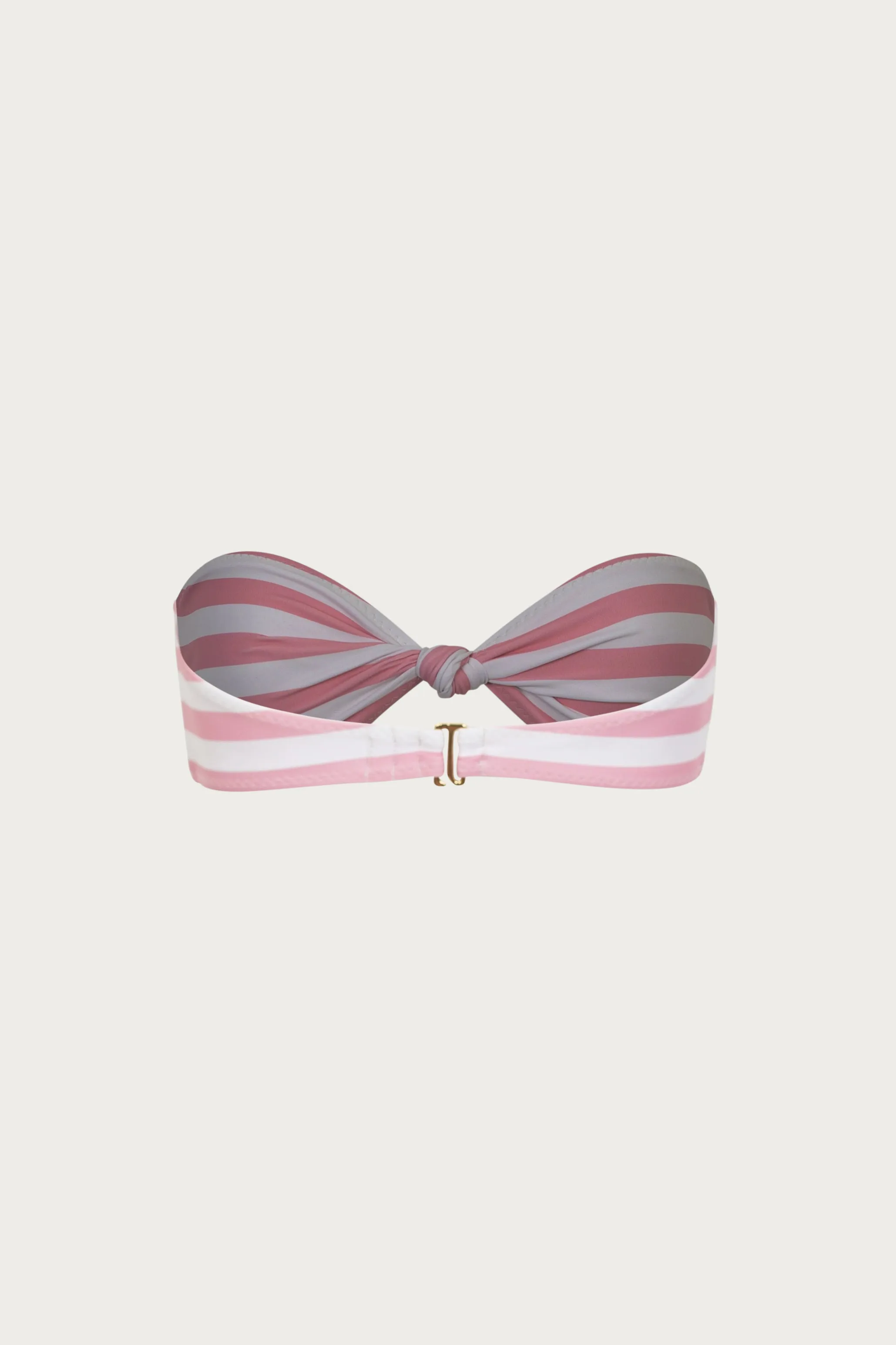 Knotted Bandeau Top (Pink Stripe) sold by SAME product image thumbnail 4