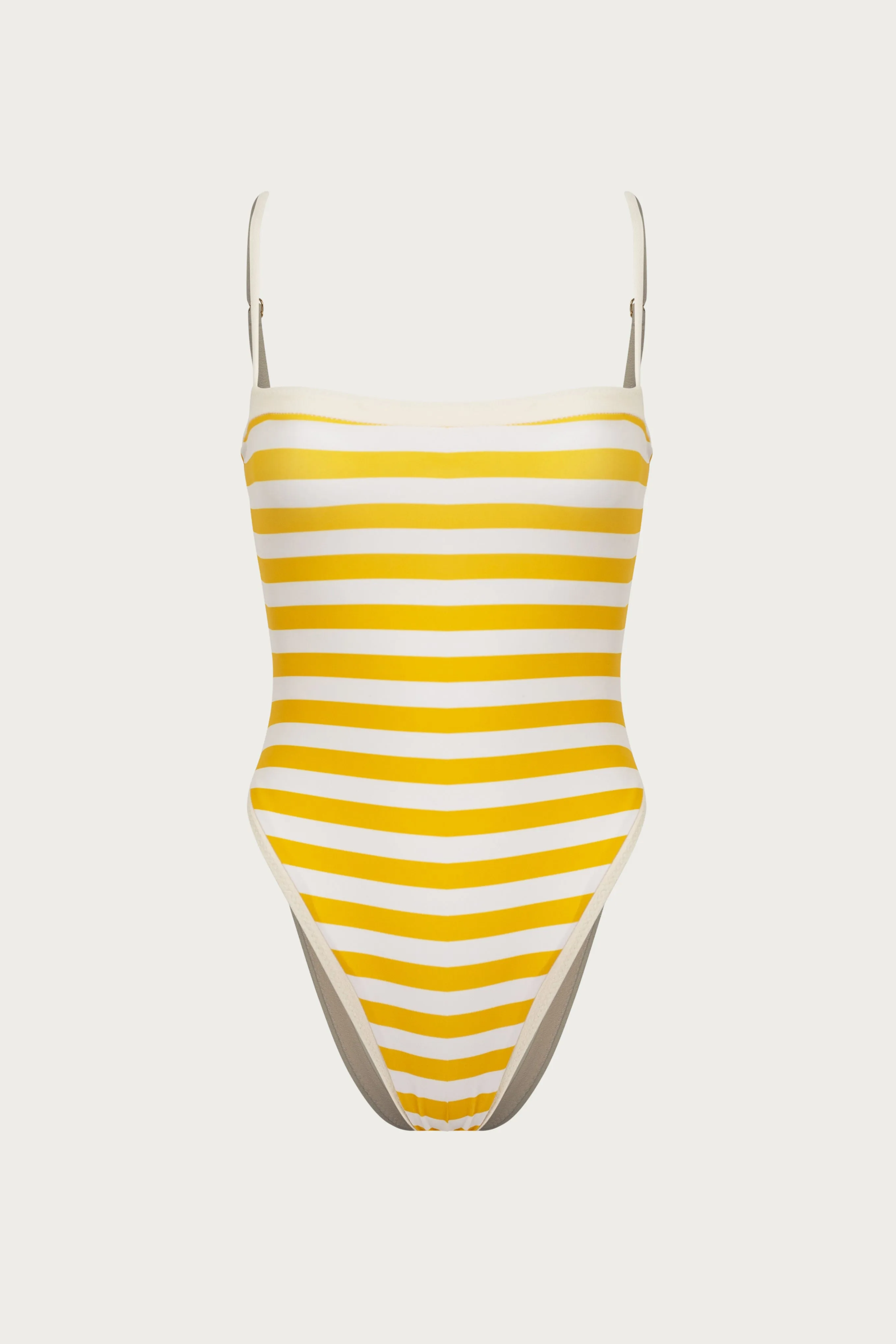 Colorblock One Piece (Yellow Stripe) sold by SAME