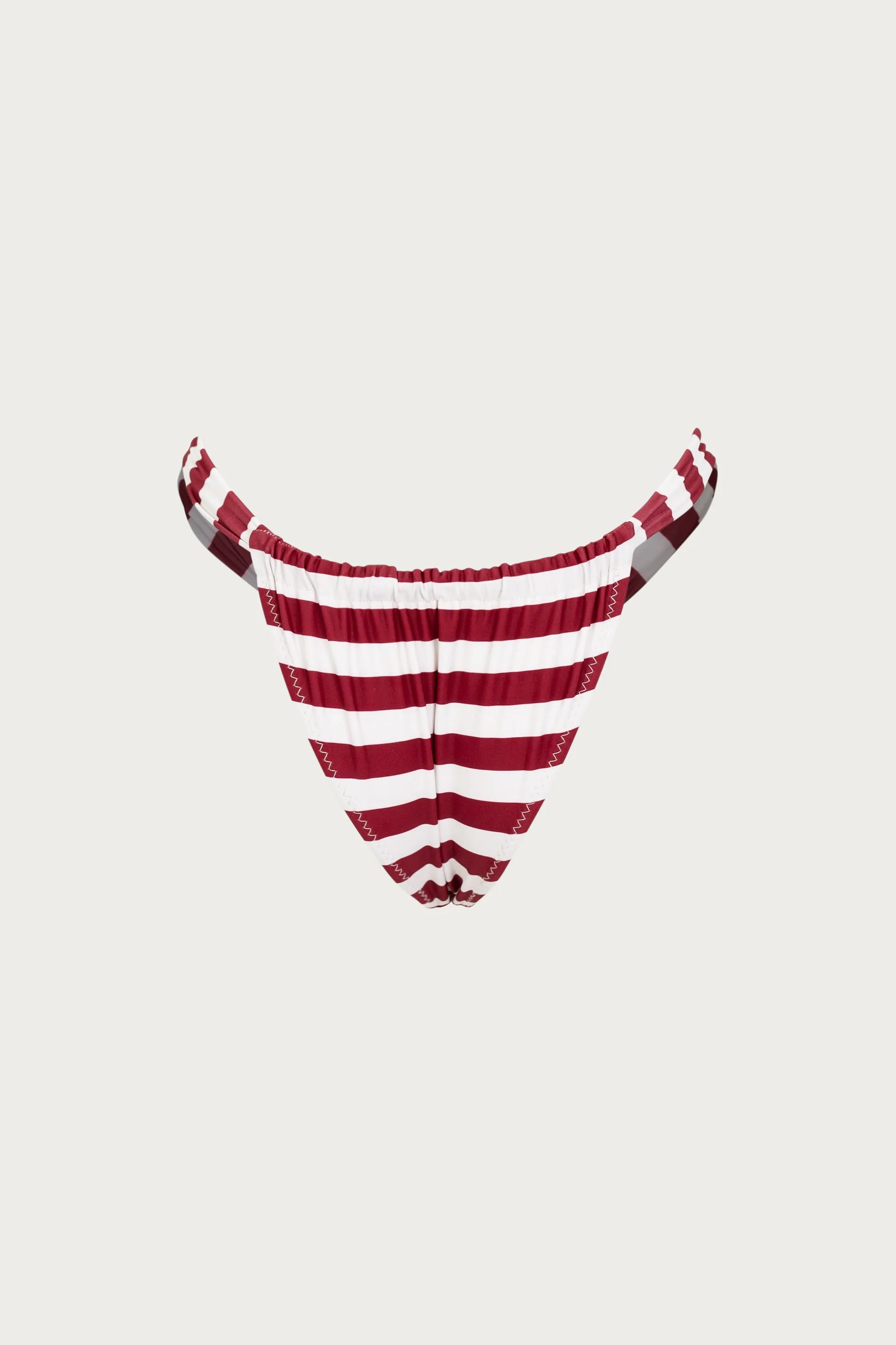 Ruched Bottom (Burgundy Stripe) sold by SAME product image thumbnail 4
