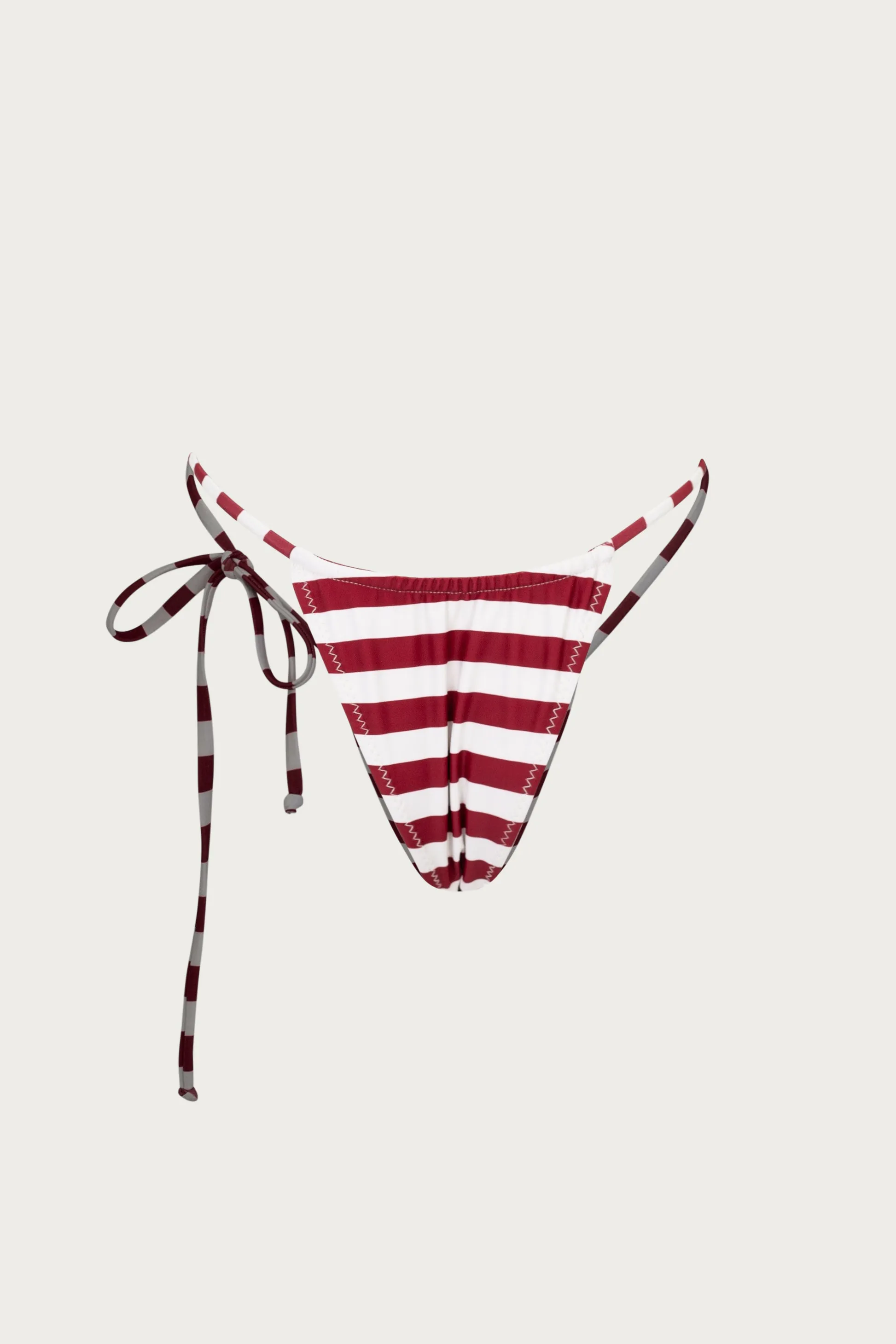 String Bottom (burgundy stripe) sold by SAME product image thumbnail 4