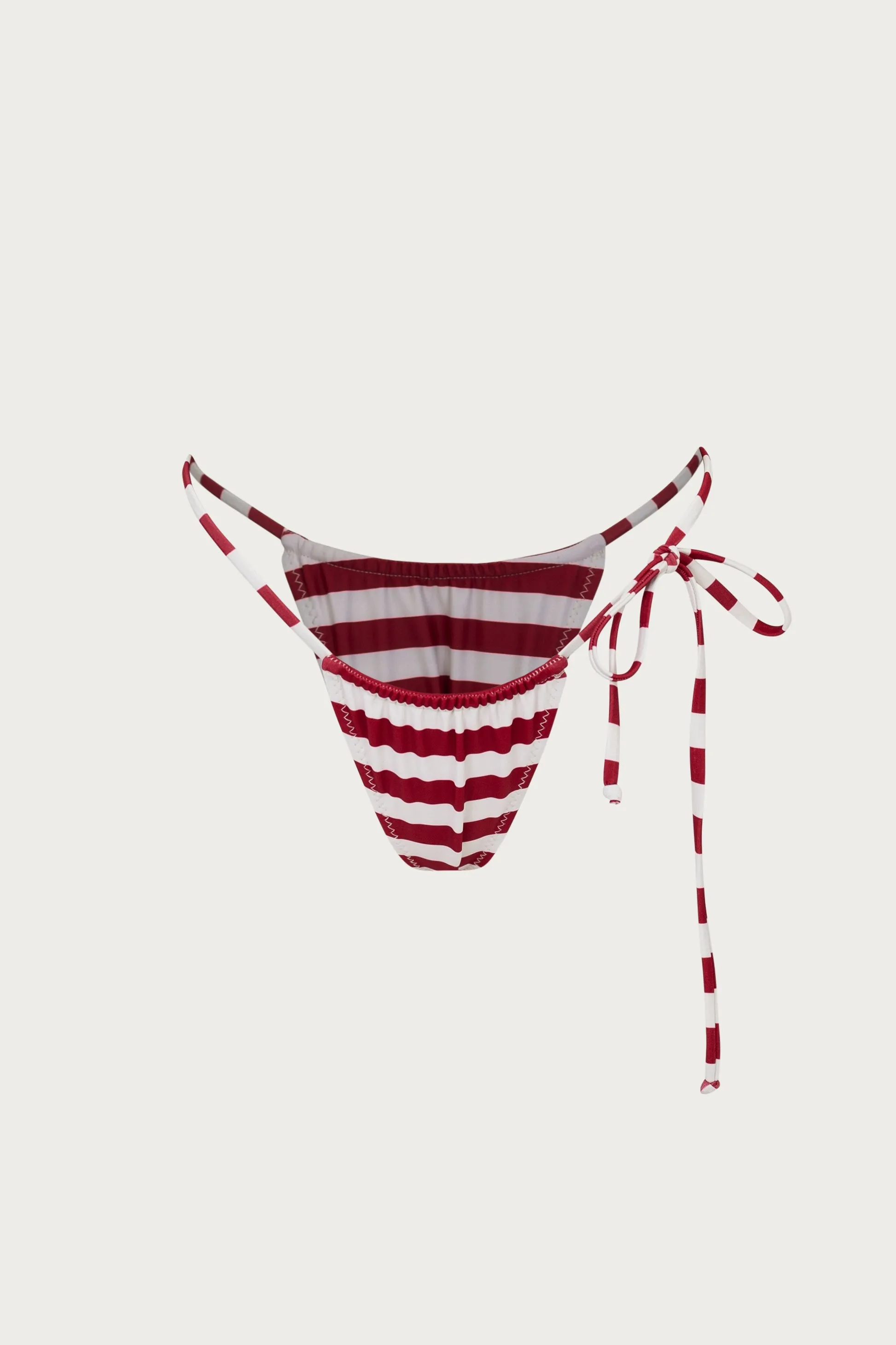 String Bottom (burgundy stripe) sold by SAME