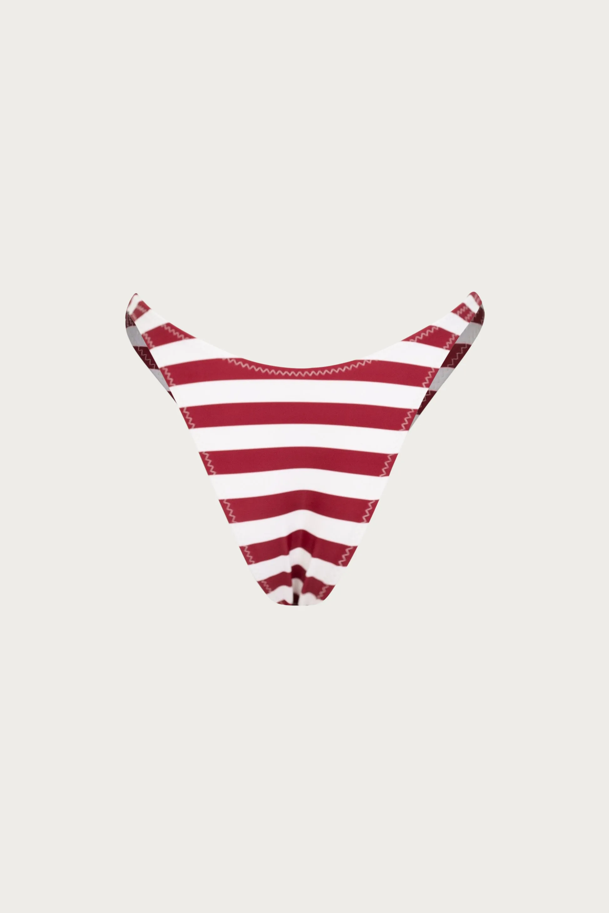 90s Bottom (Burgundy Stripe) sold by SAME product image thumbnail 5