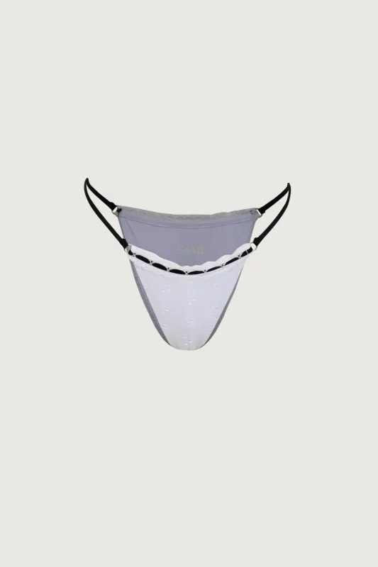 Bikini Bottom (White Eyelet) sold by SAME