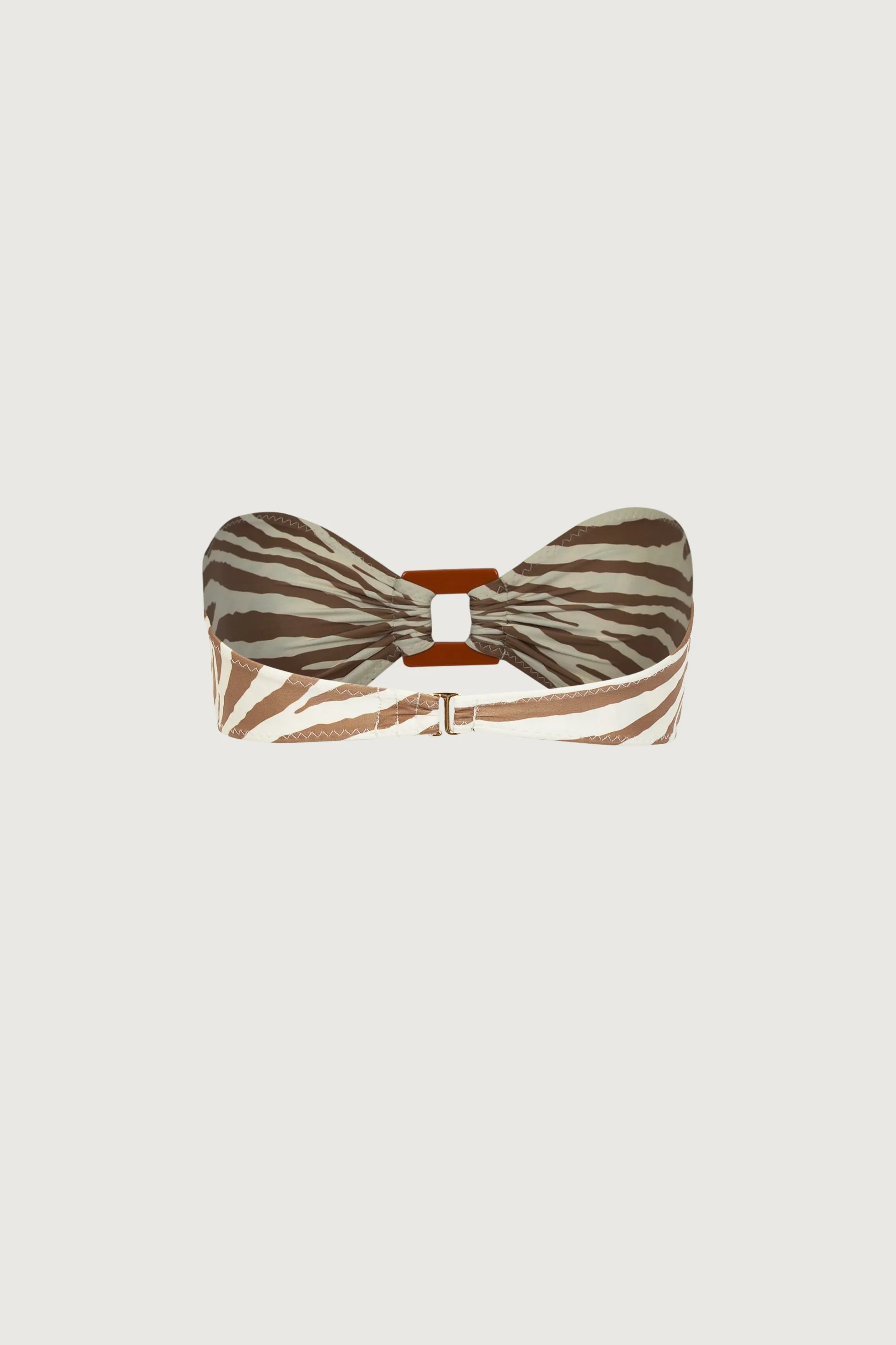 Acrylic Bandeau Top (Beige Zebra) sold by SAME product image thumbnail 5