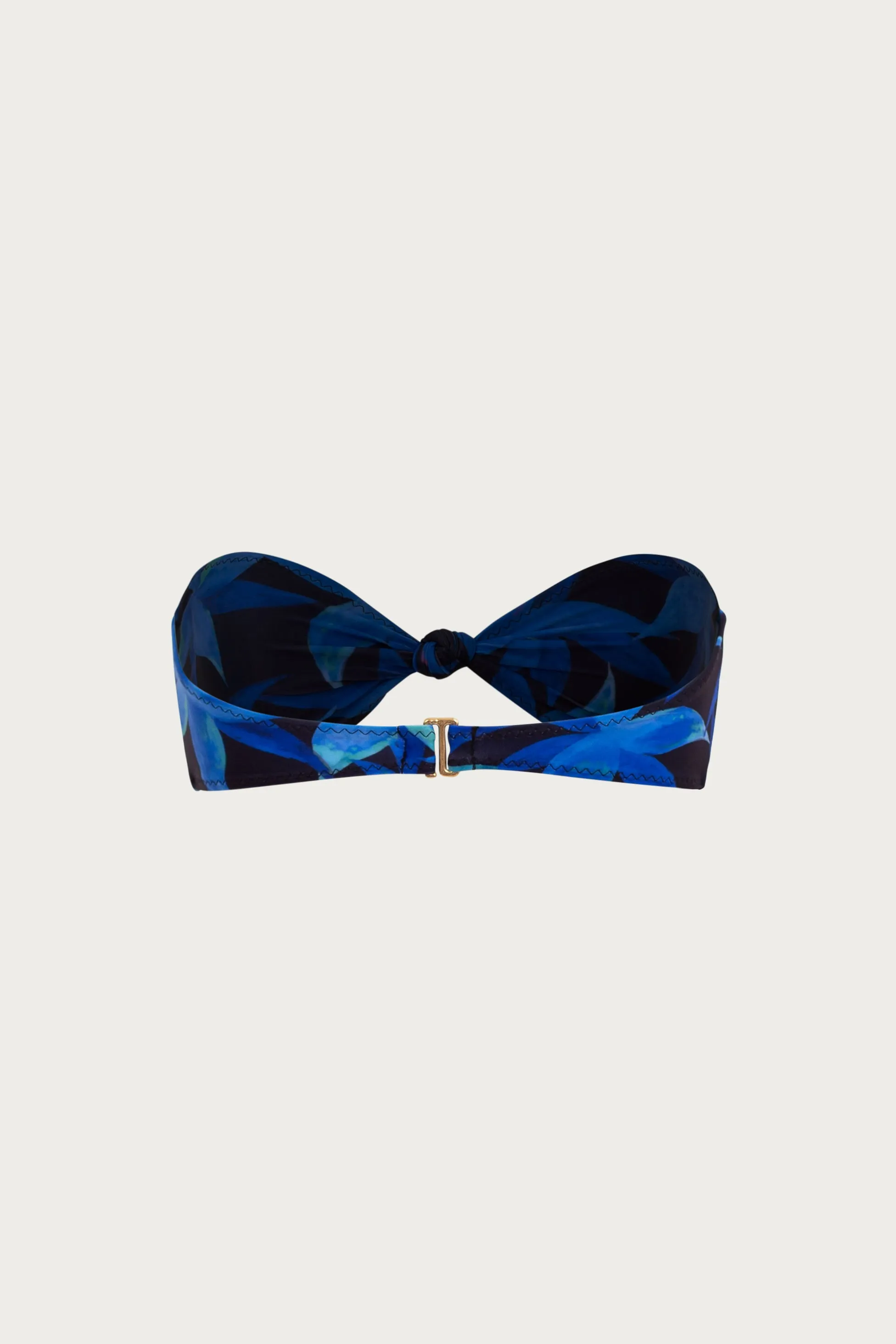 Knotted Bandeau Top (Blue Tropical) sold by SAME product image thumbnail 3