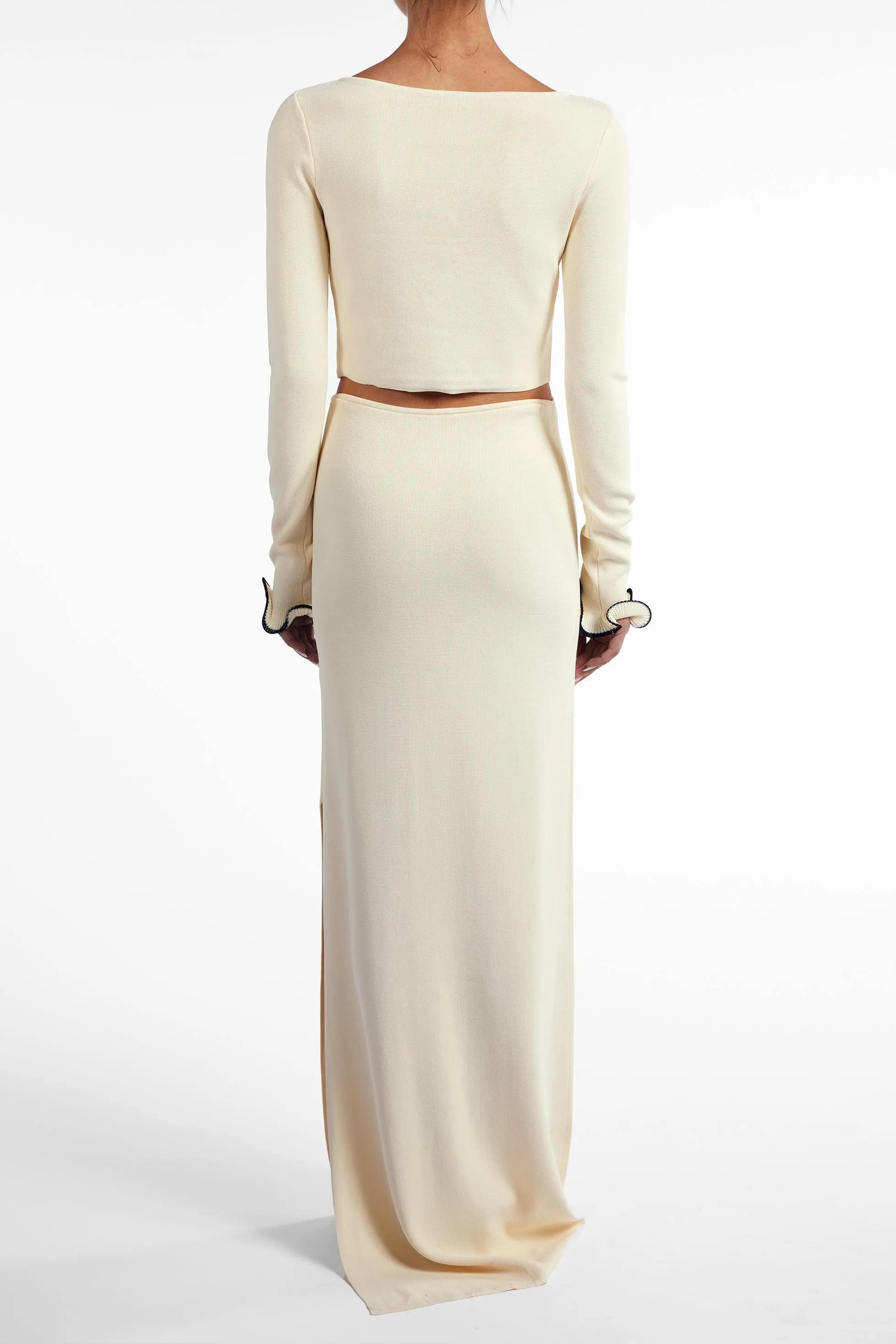 Maxi Skirt (Cream) sold by SAME product image thumbnail 5