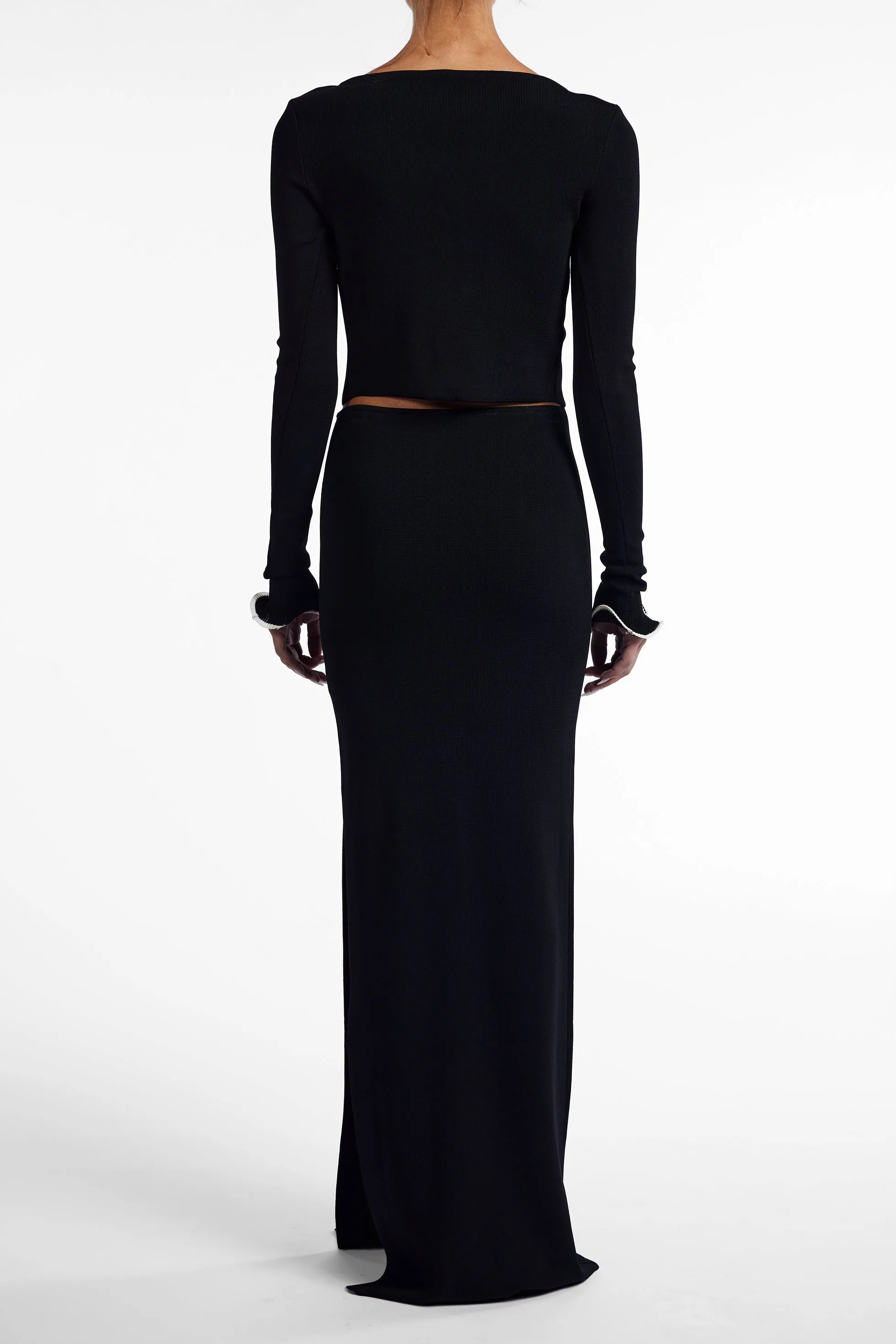 Maxi Skirt (Black) sold by SAME product image thumbnail 4