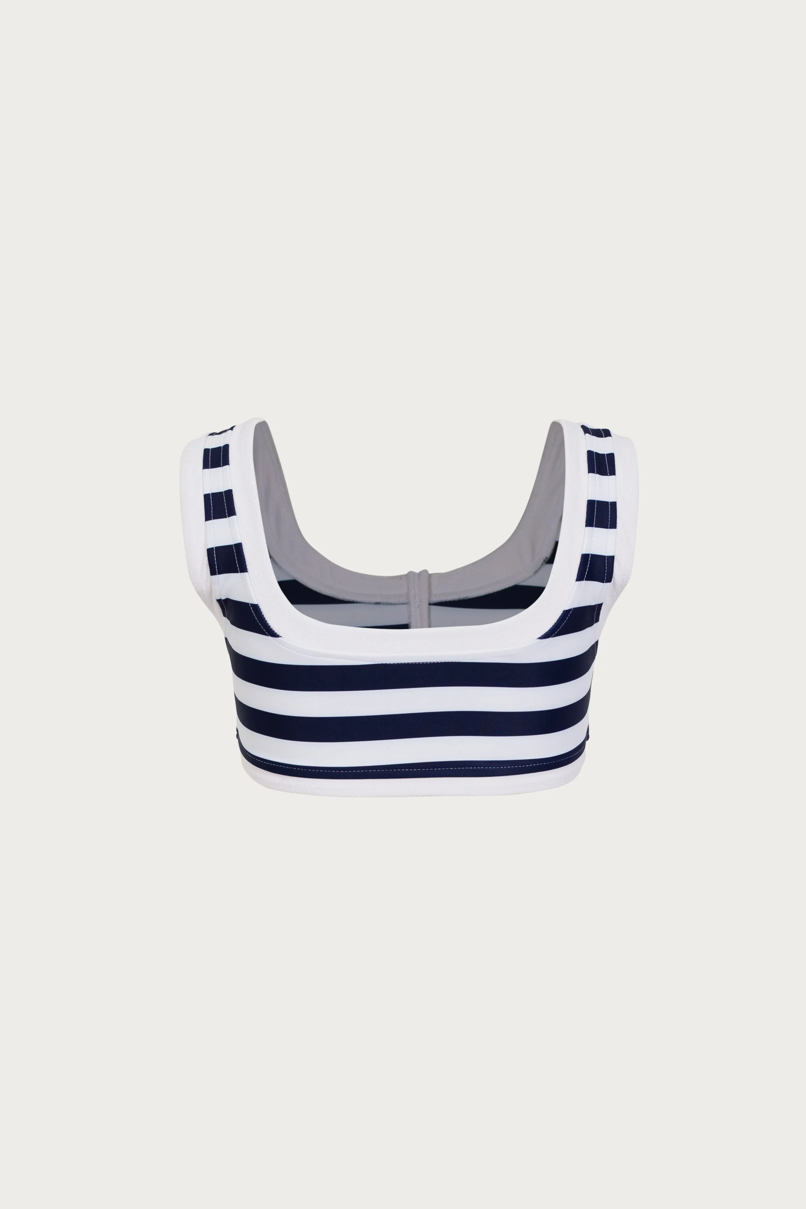 The Grace Tank (Navy Cream Stripe/White) sold by SAME product image thumbnail 3