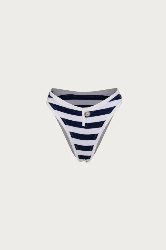 The Grace Bottom (Navy Cream Stripe/White) sold by SAME