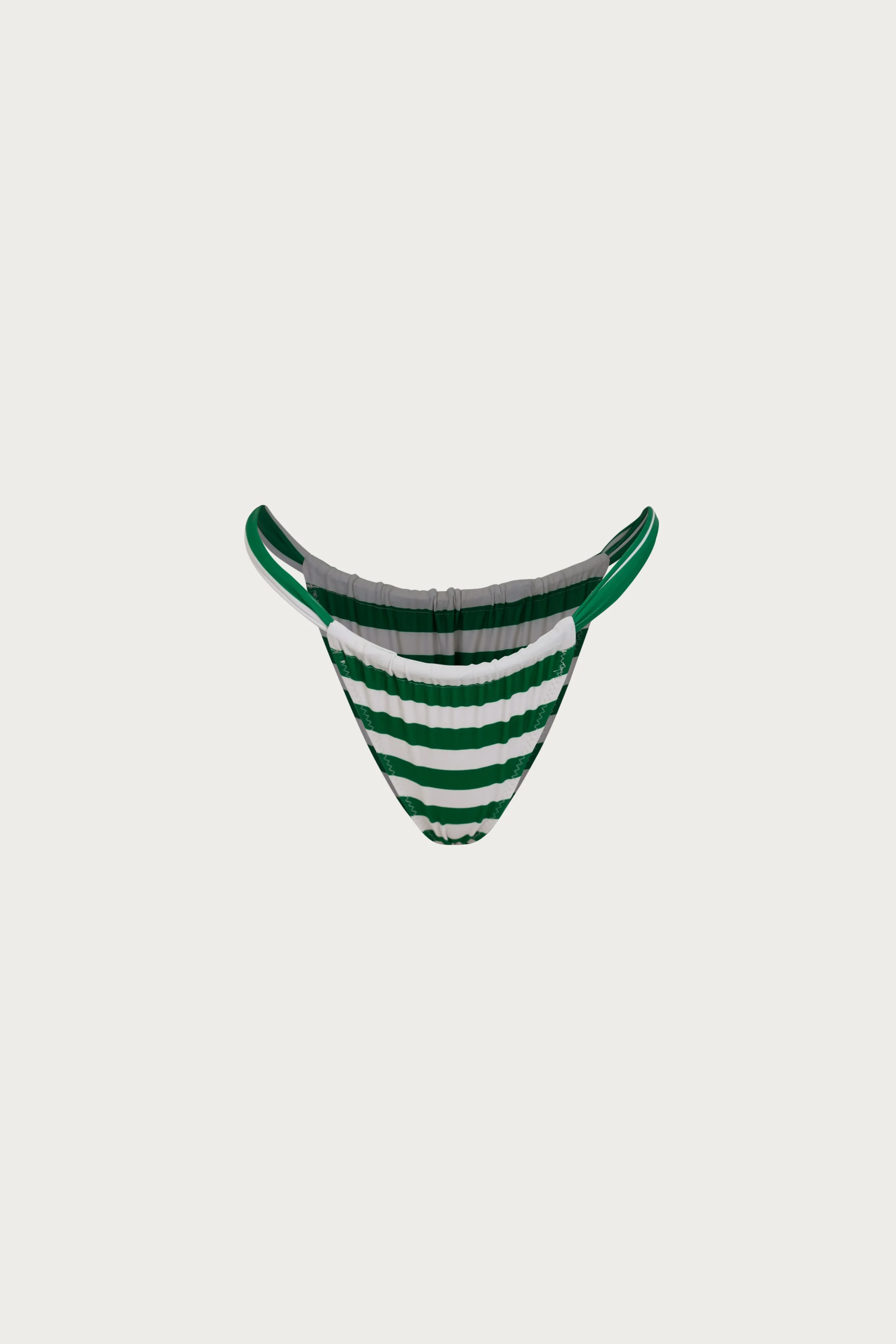 Ruched Bottom (Green Stripe) sold by SAME