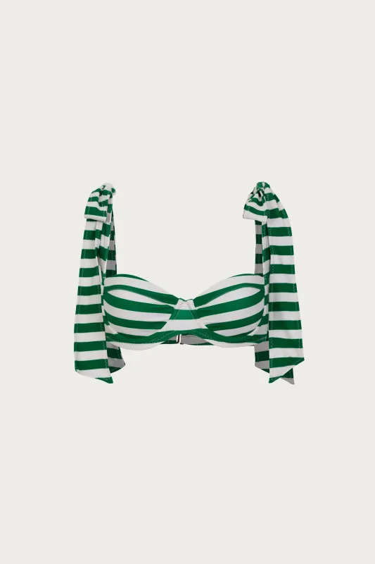 The Lady Bra (Green Stripe) sold by SAME