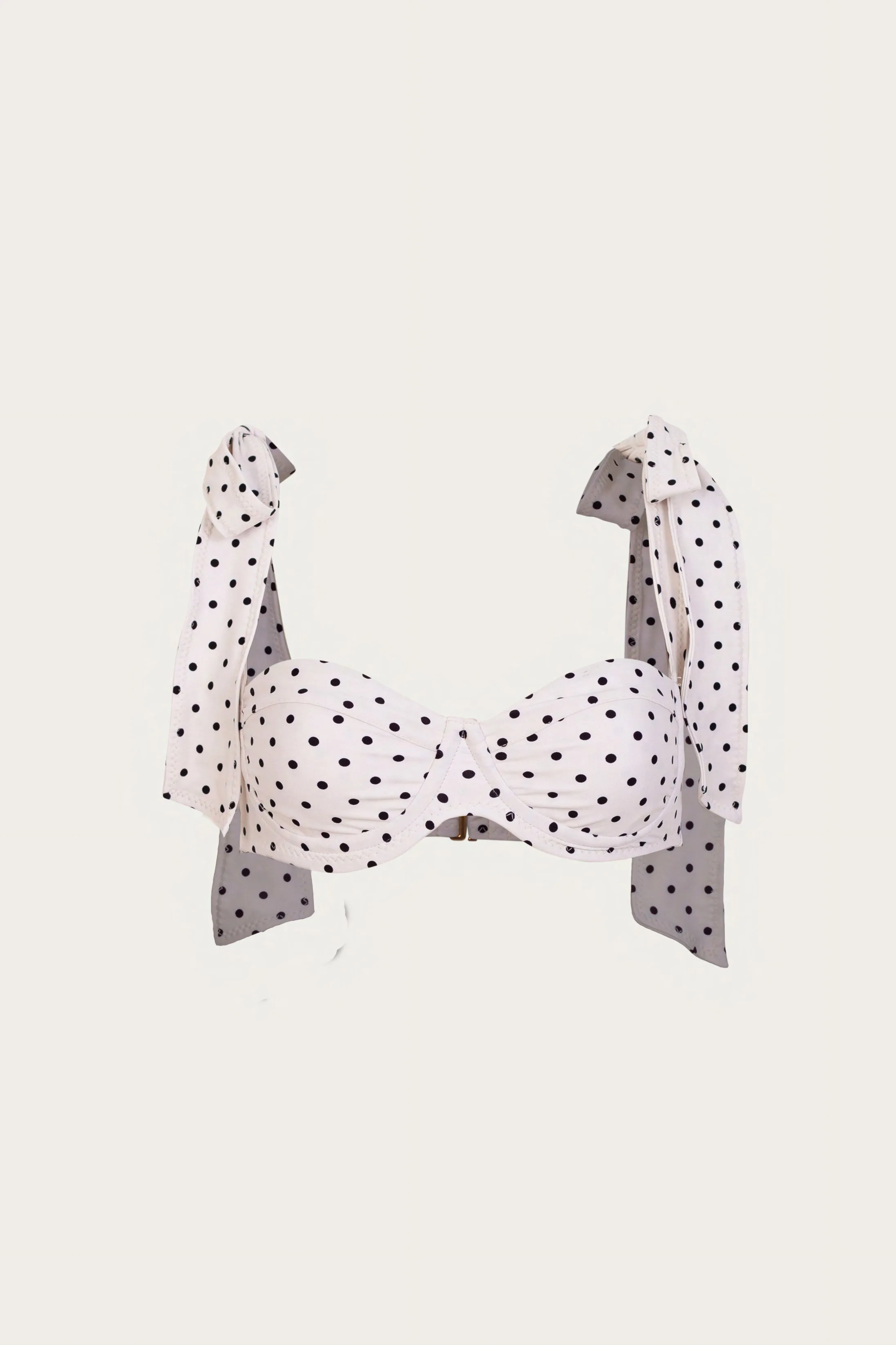 Lady Bra (Cream Black Polka Dot) sold by SAME