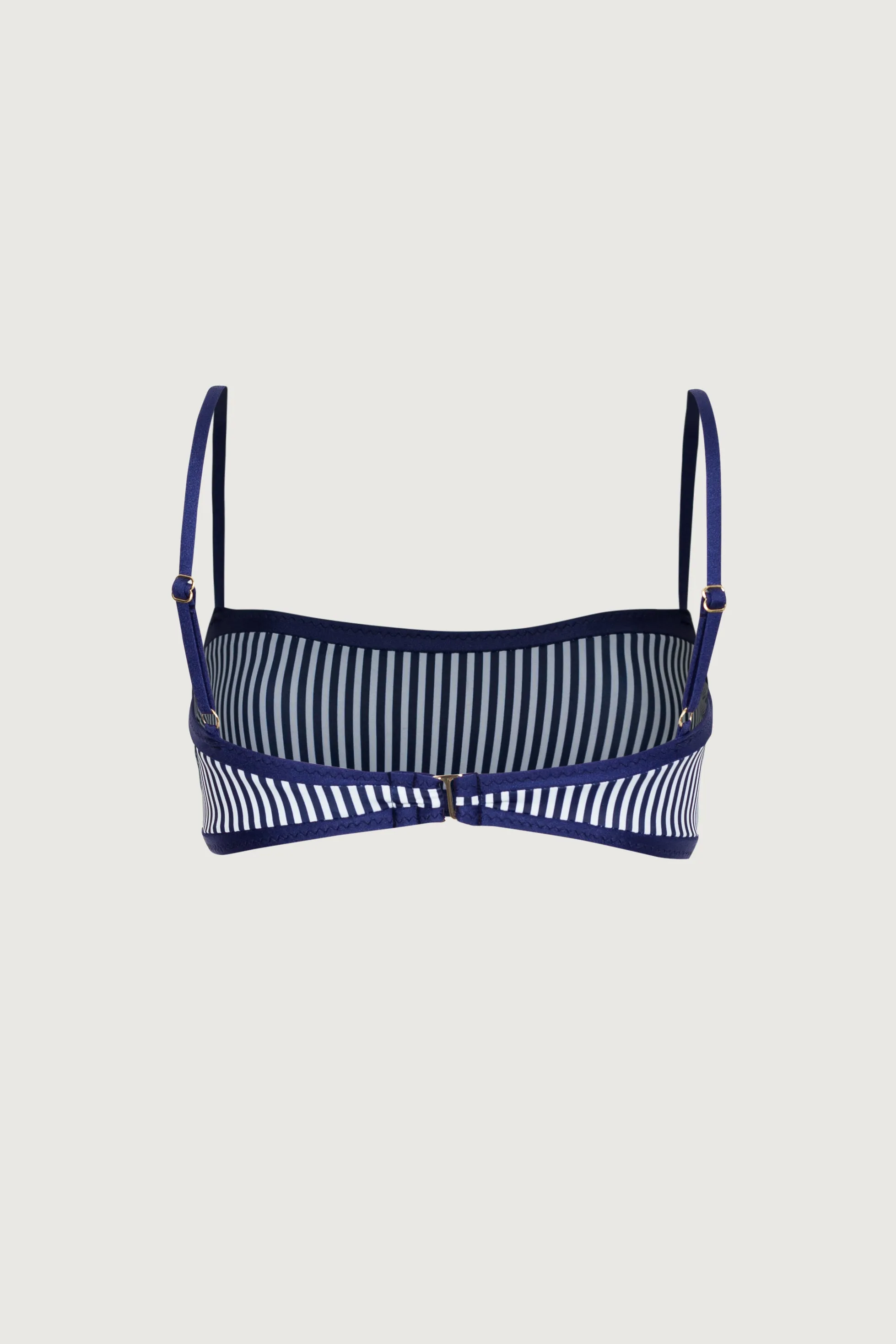 Bandeau Top (Navy Pinstripe/N sold by SAME product image thumbnail 5