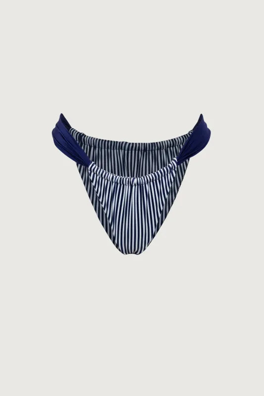 Ruched Bottom (Navy Pinstripe/Navy) sold by SAME