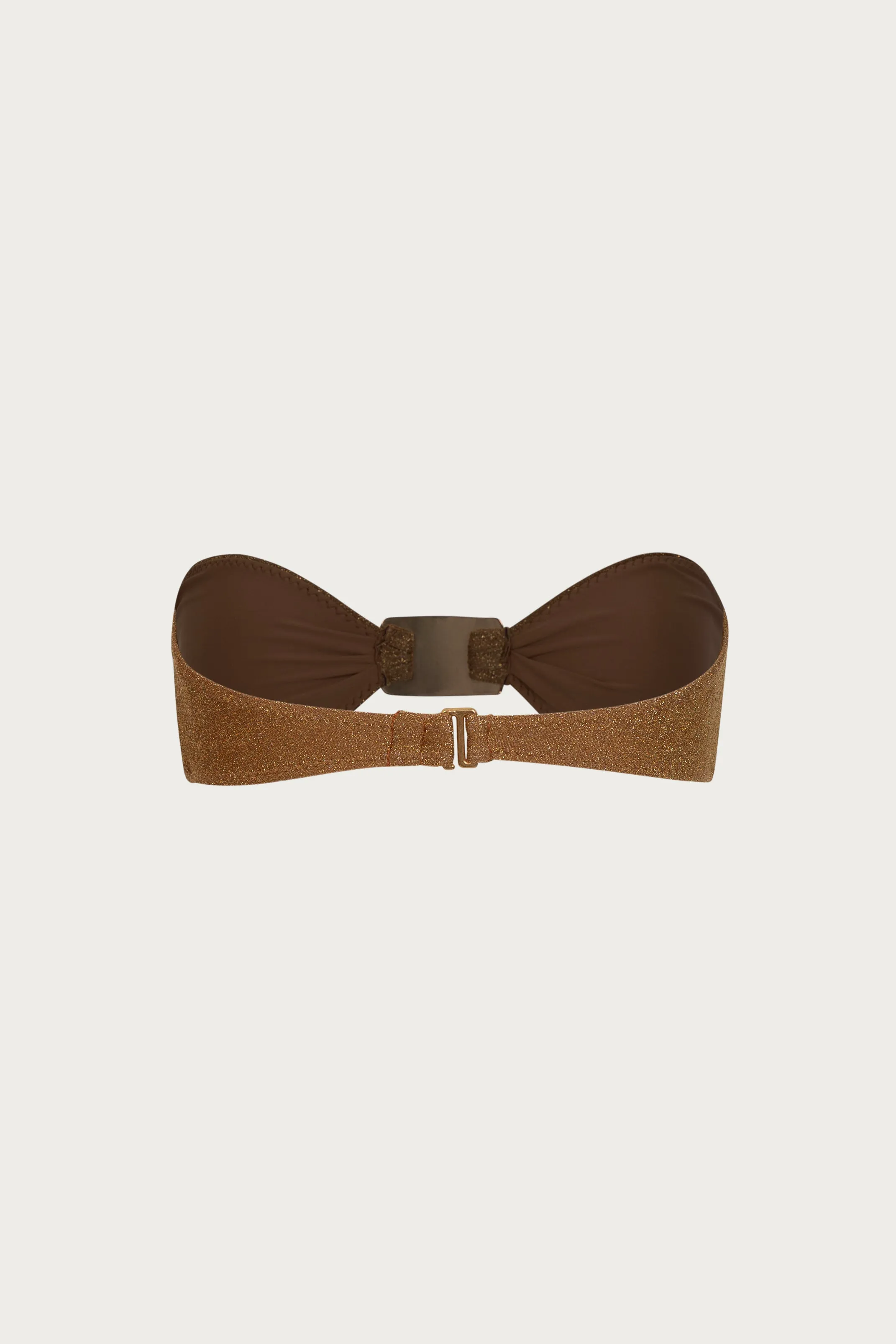 Hammer Bandeau Top (Mocha Shimmer Lurex) sold by SAME product image thumbnail 3