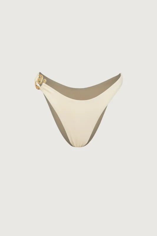 Spiral 90s Bottom (Faux Suede Cream) sold by SAME