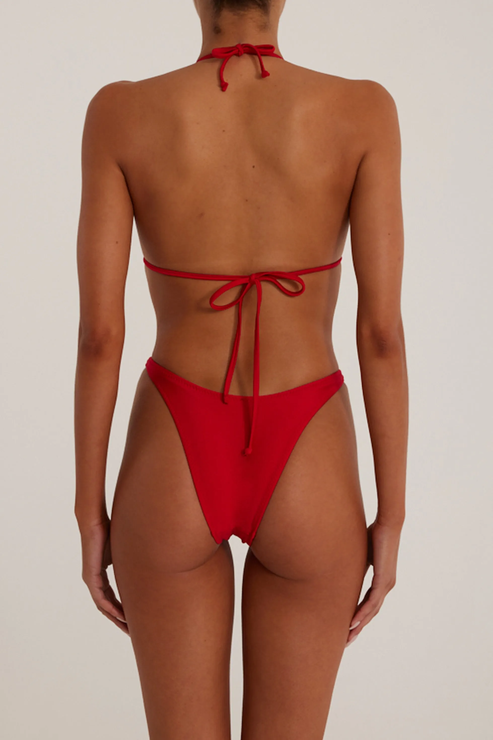 Rosette Triangle Top (Scarlet Red/Red) sold by SAME product image thumbnail 5