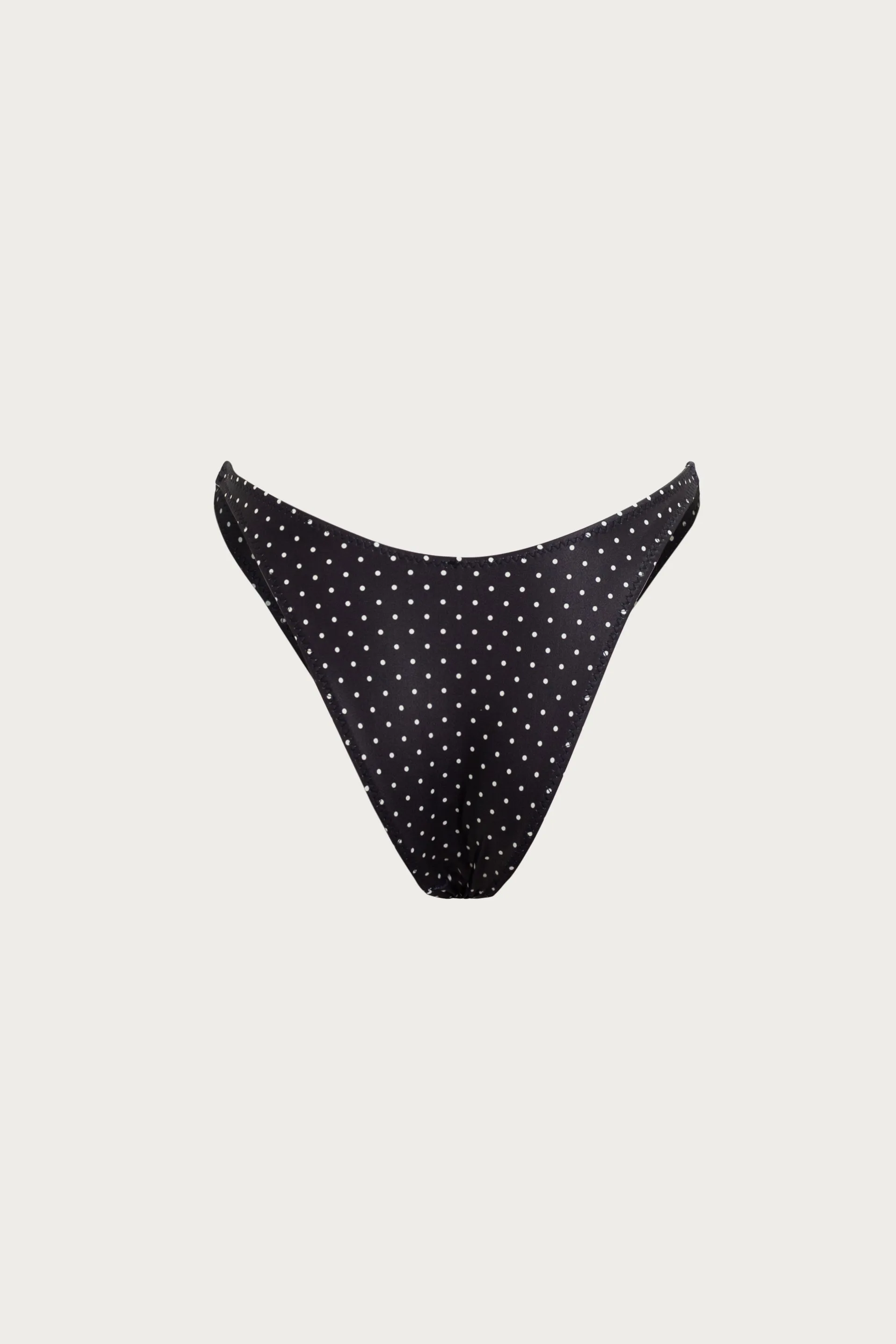 90s Bottom (Black Cream Polka Dot) sold by SAME product image thumbnail 2