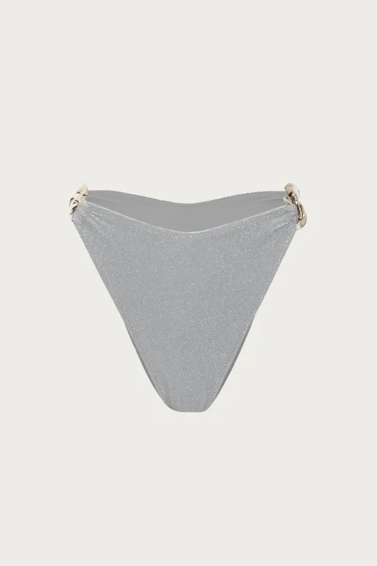 Silver Chain High Rise (Silver Shimmer Lurex) sold by SAME