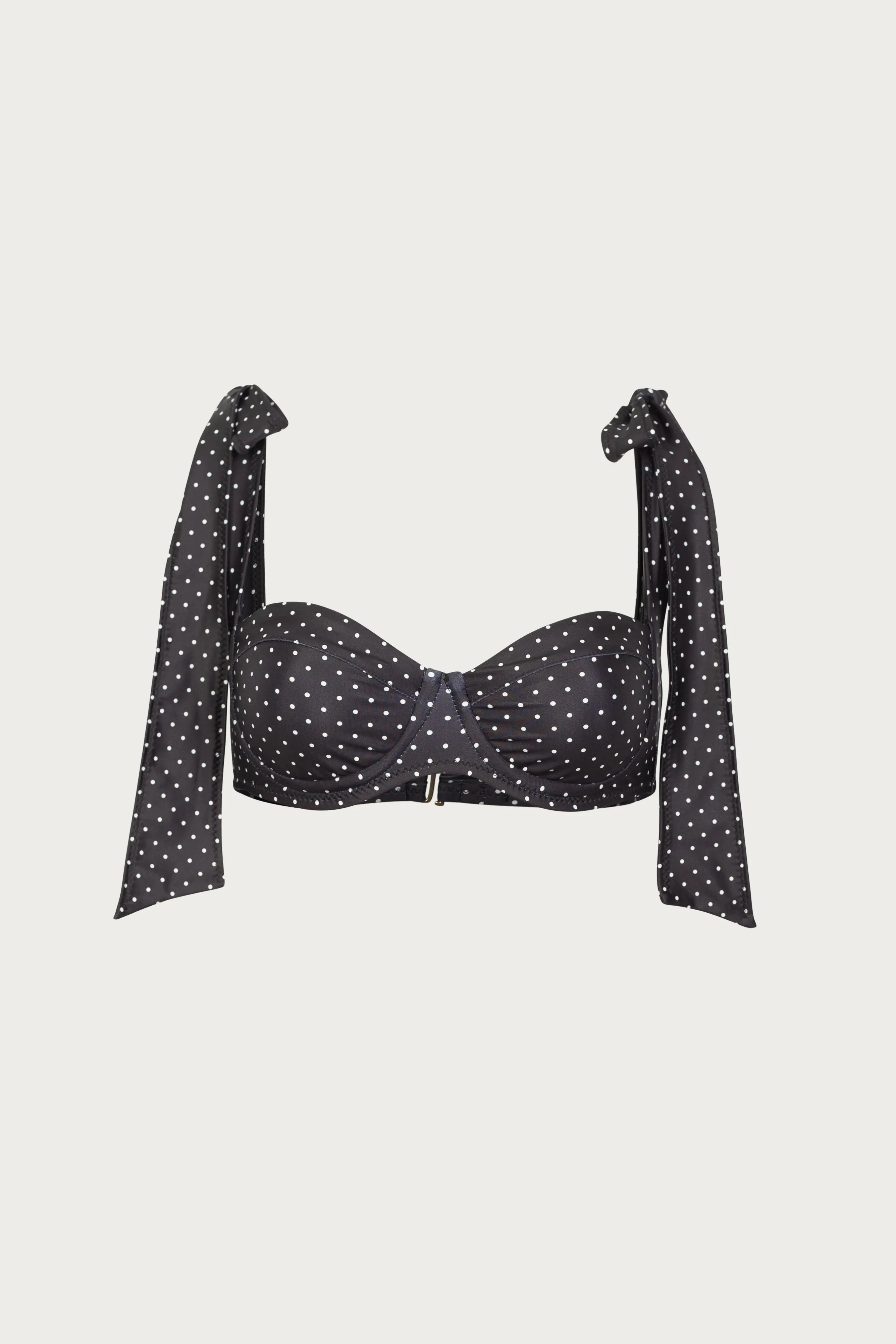 Lady Bra (Black Cream Polka Dot) sold by SAME