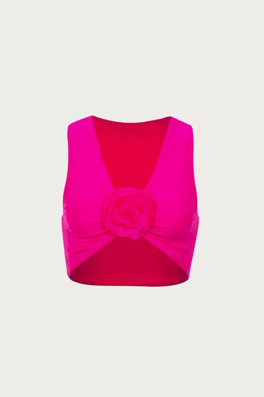 Rose Tank Top (Fuchsia/Fuchsia) sold by SAME