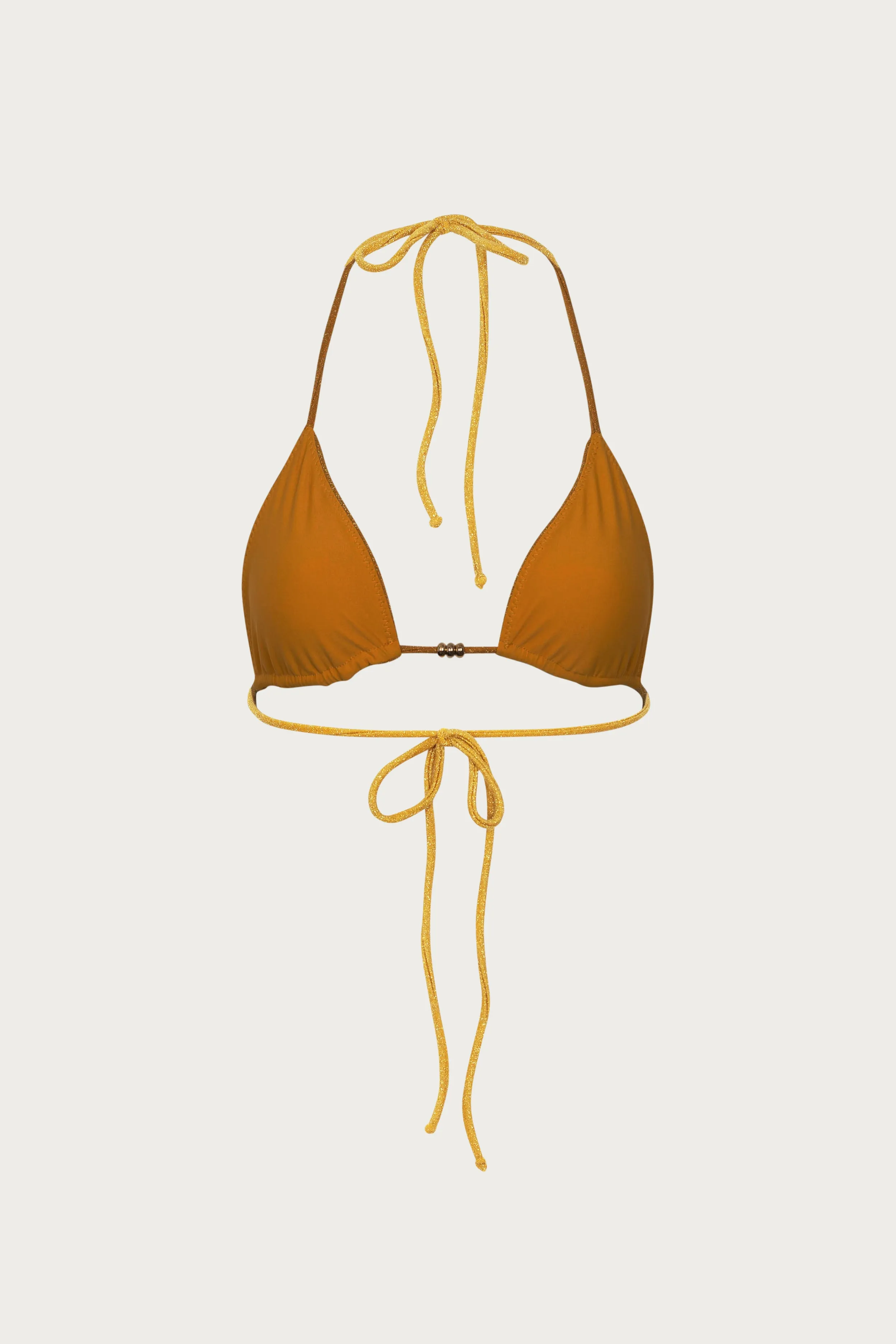 Beaded Triangle Top (Gold Shimmer Lurex) sold by SAME product image thumbnail 3