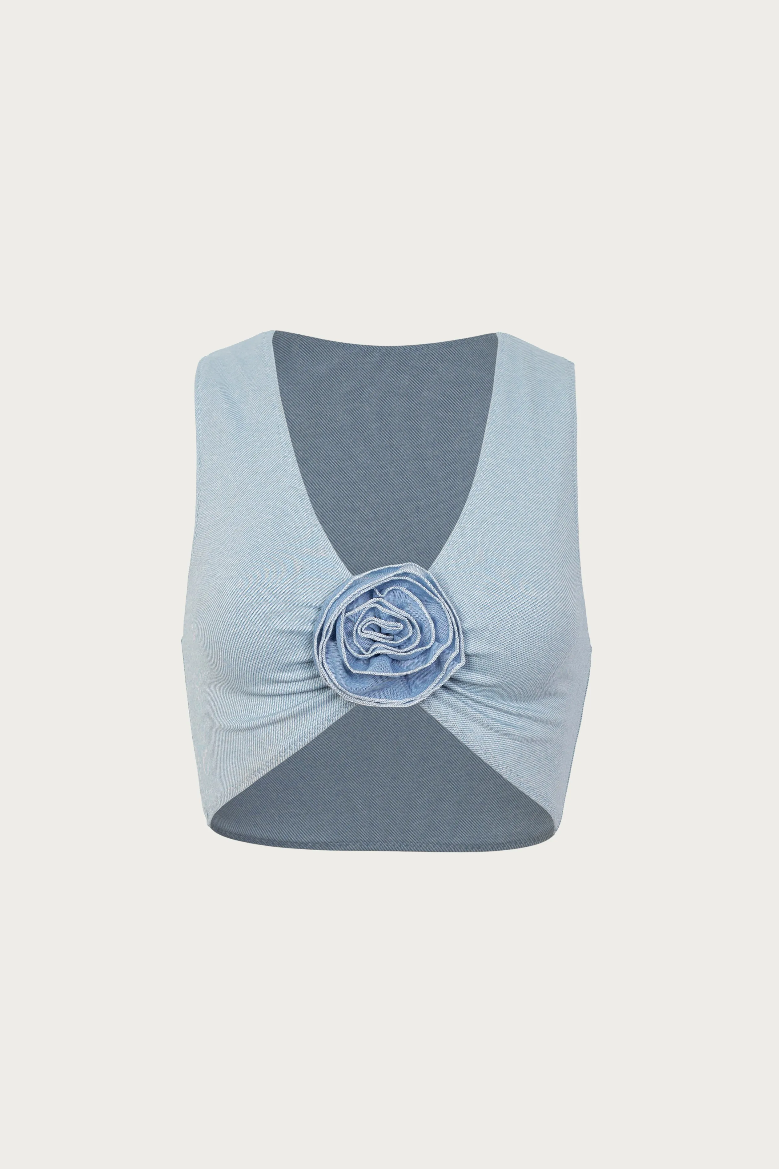 Rose Tank Top (Denim/Denim) sold by SAME