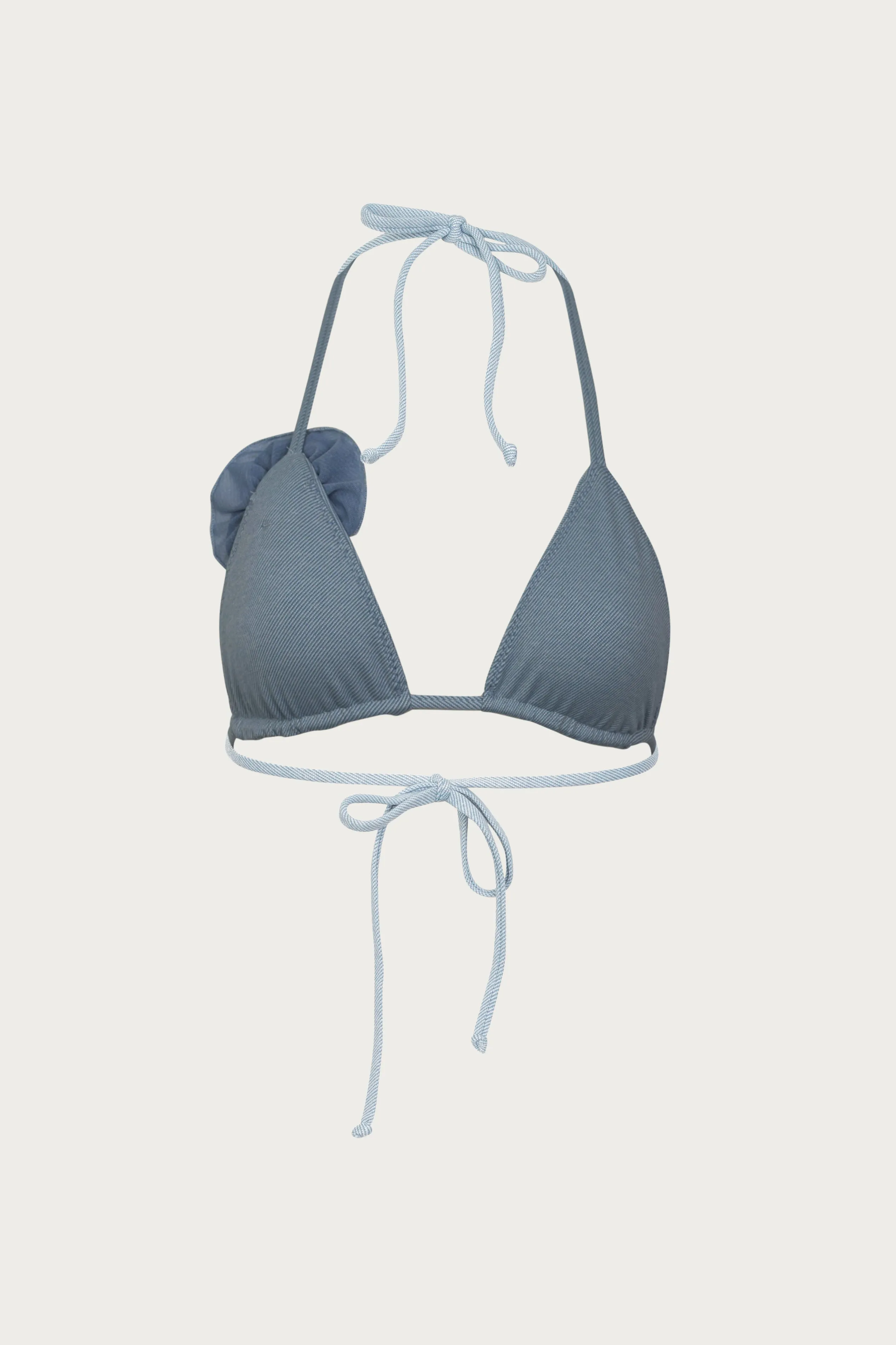 Rose Triangle Top (Denim/Denim) sold by SAME product image thumbnail 5