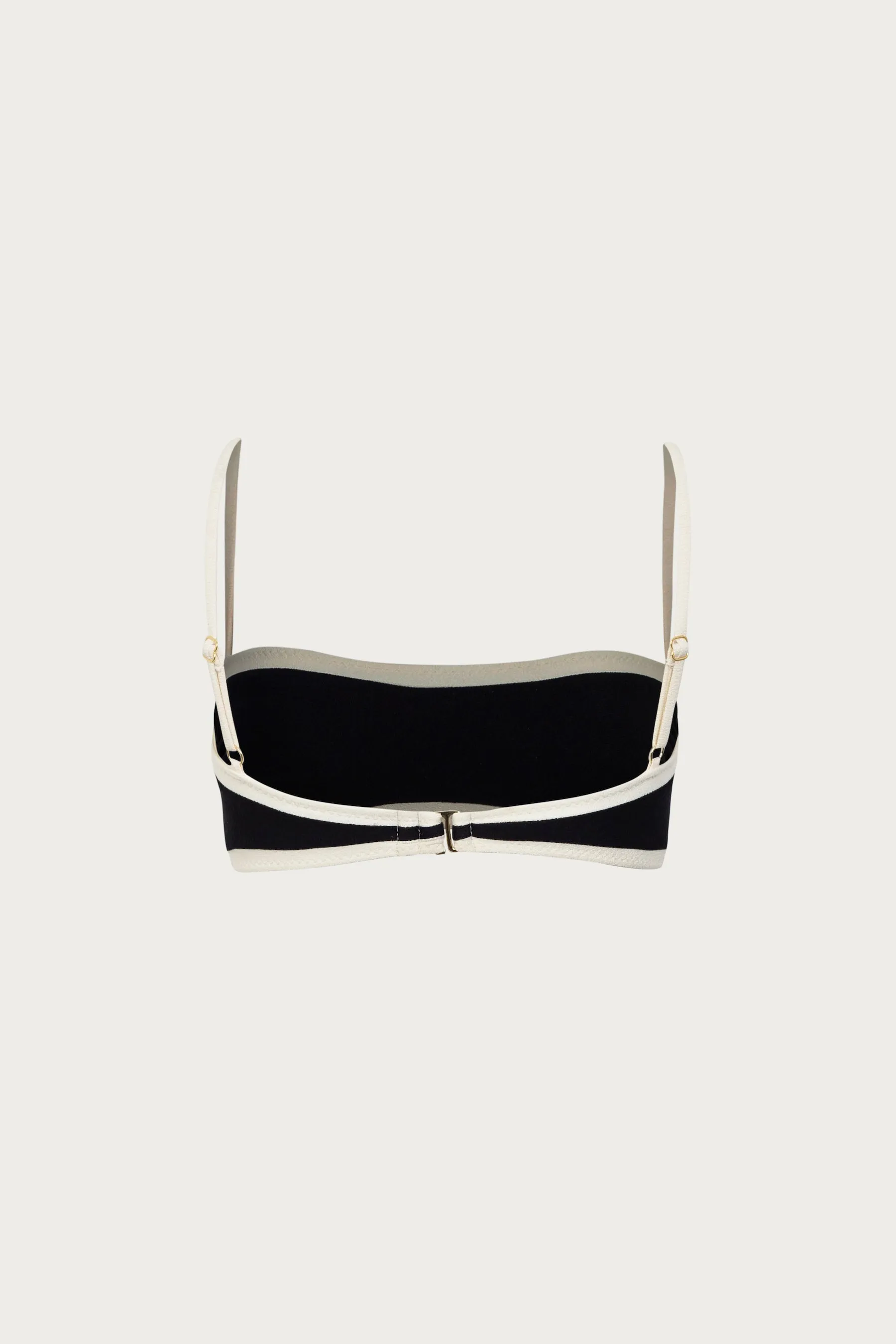 Bandeau Top (Faux Suede Black/Cream) sold by SAME product image thumbnail 5