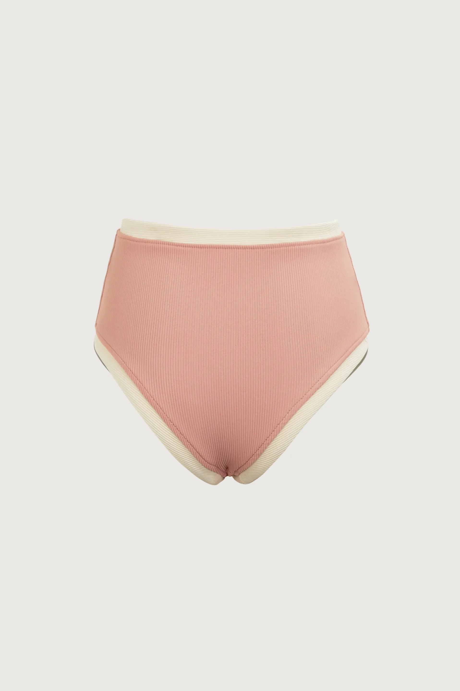 The Grace High Rise (Ribbed Blush/Cream) sold by SAME product image thumbnail 3