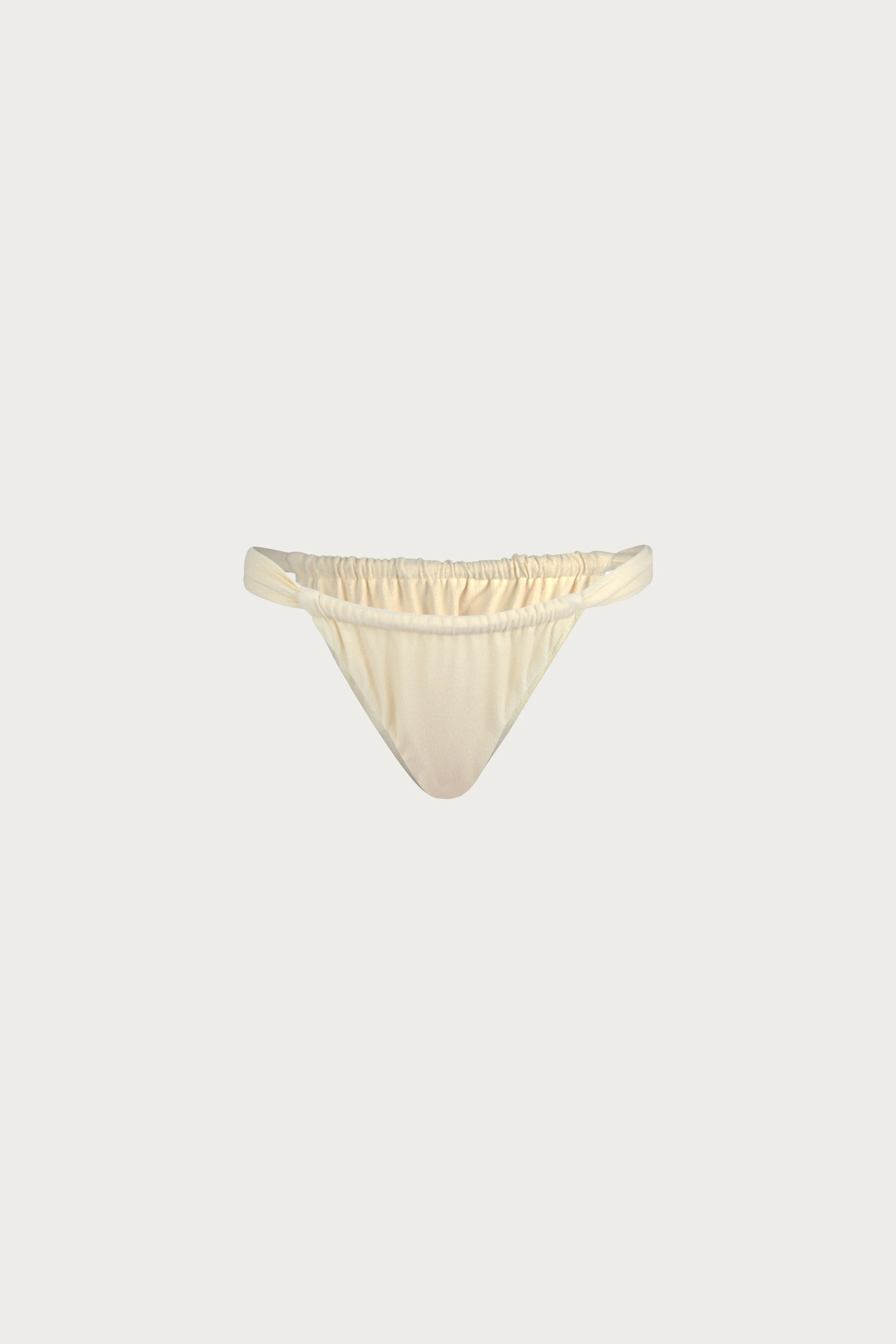 Ruched Bottom (Faux Suede Cream) sold by SAME