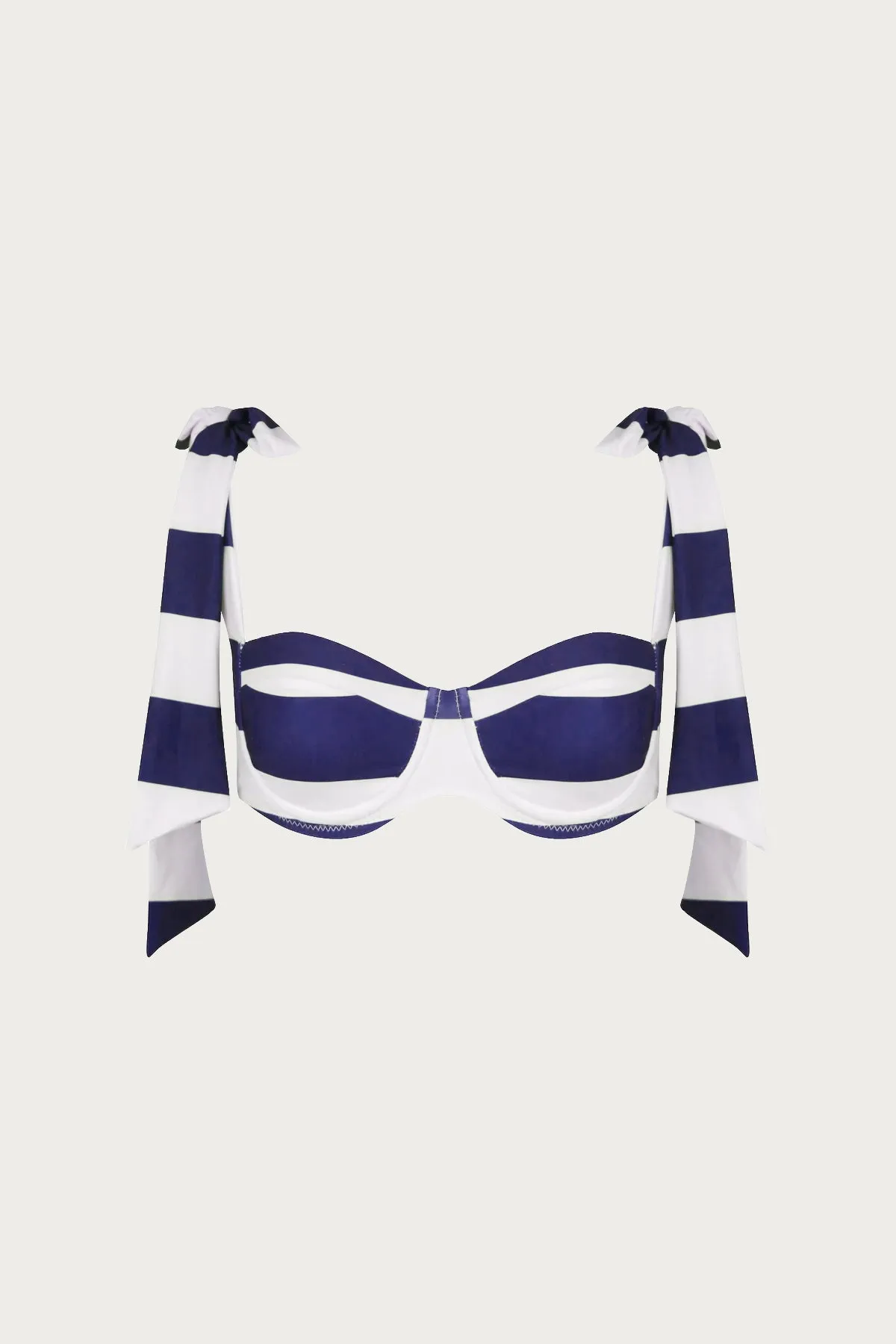 The Lady Bra (Navy/Cream Stripe) sold by SAME