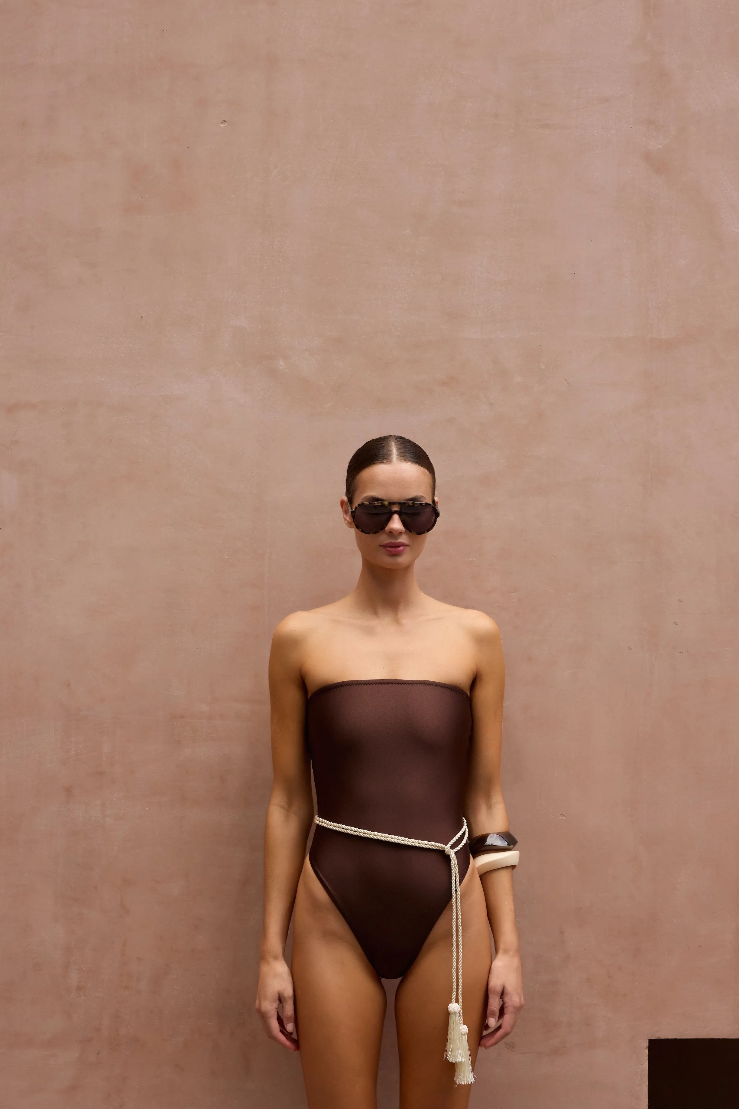 Strapless One Piece (Chocolate Brown) sold by SAME product image thumbnail 3